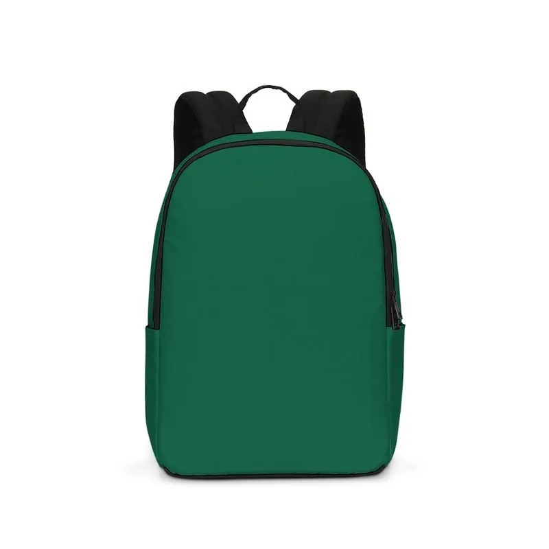 Medium Dark Cool Green Waterproof Backpack | Medium Dark Pure Cool Green | C100M0Y75K60
