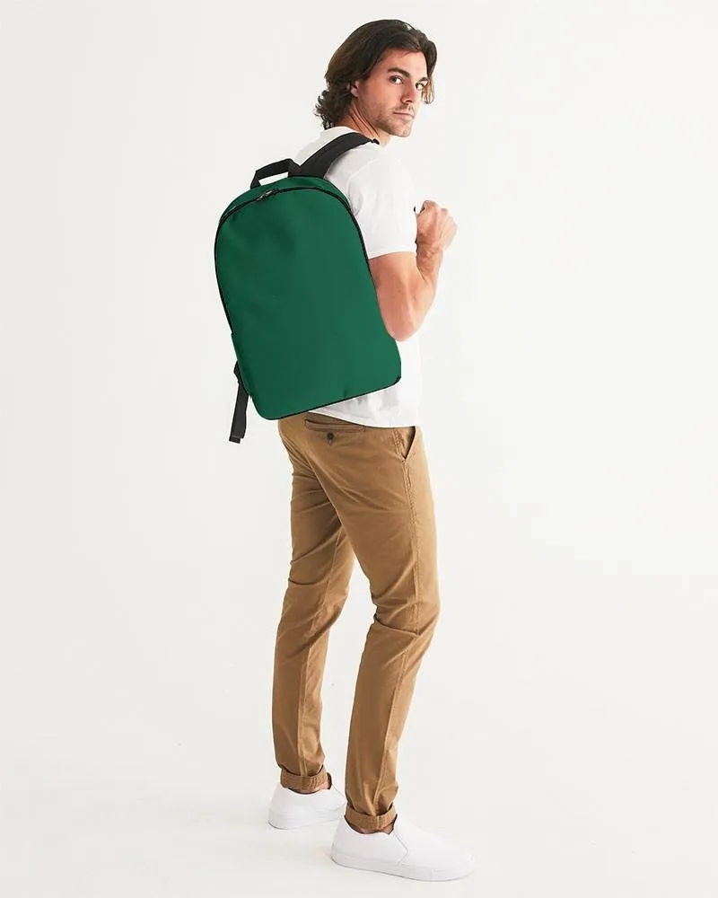 Medium Dark Cool Green Waterproof Backpack | Medium Dark Pure Cool Green | C100M0Y75K60