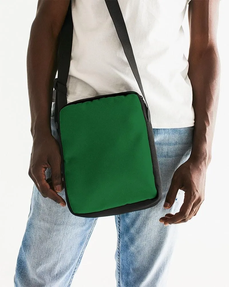 Medium Dark Green Messenger Pouch | Medium Dark Pure Green | C75M0Y100K60