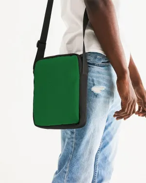 Medium Dark Green Messenger Pouch | Medium Dark Pure Green | C75M0Y100K60