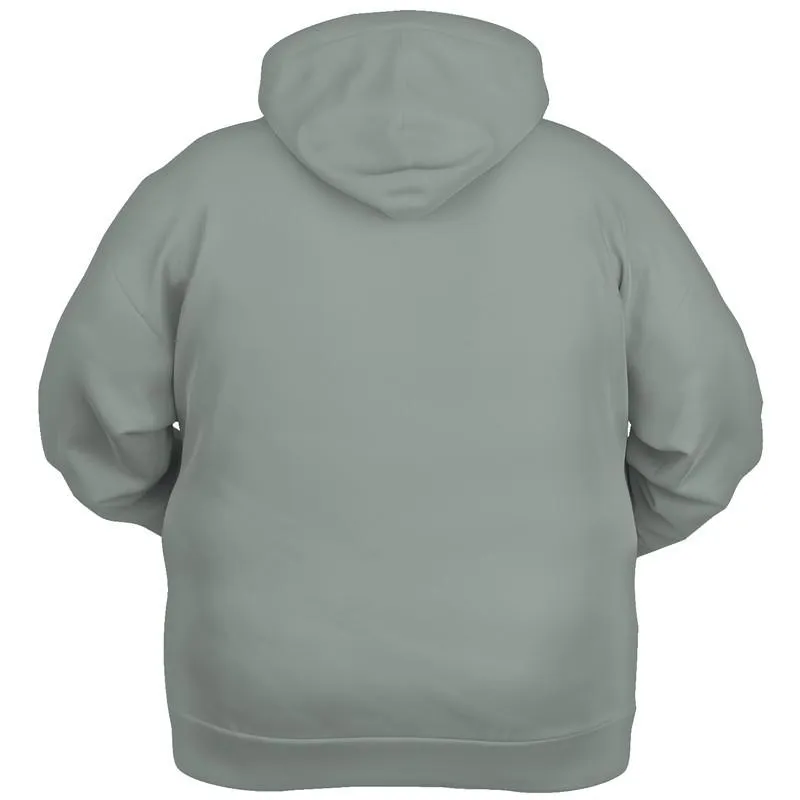 Medium Muted Green Gray Hoodie | Unisex | with PLUS sizes | C10M0Y10K45
