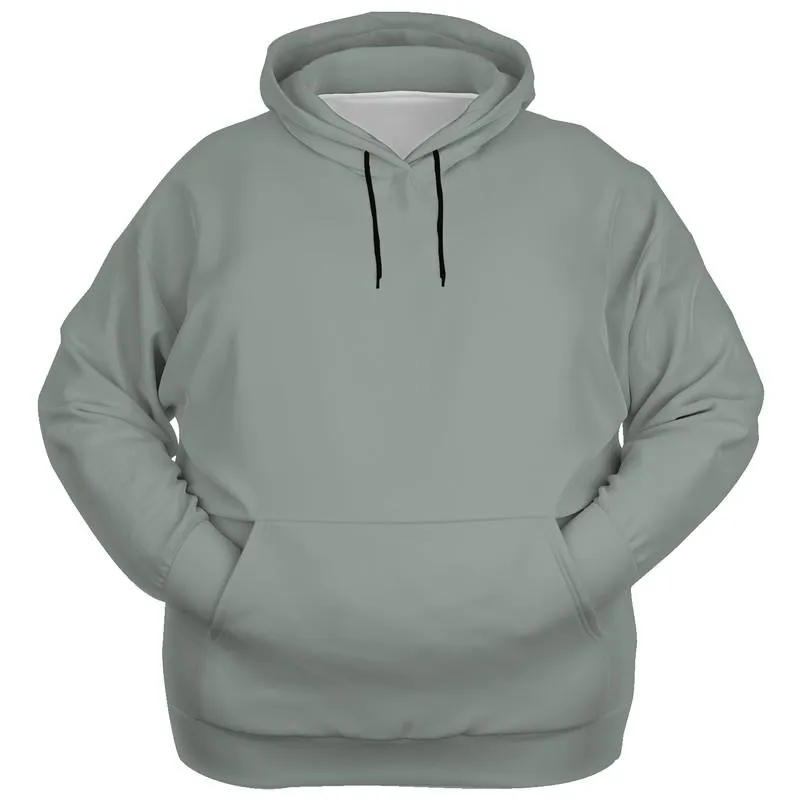 Medium Muted Green Gray Hoodie | Unisex | with PLUS sizes | C10M0Y10K45