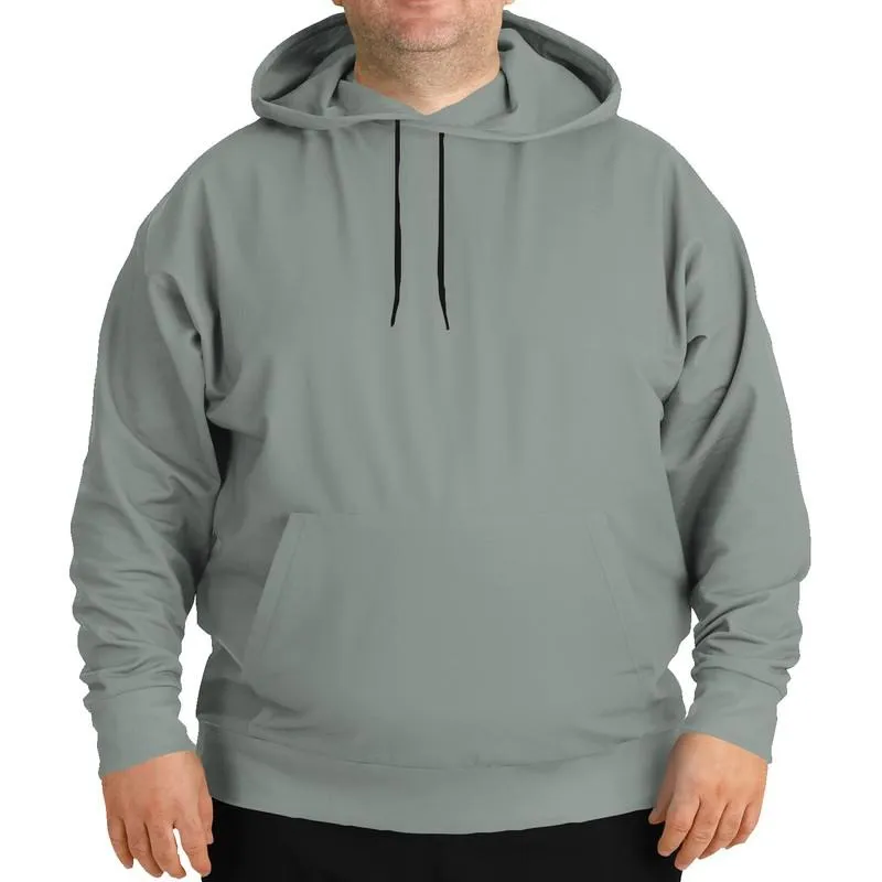 Medium Muted Green Gray Hoodie | Unisex | with PLUS sizes | C10M0Y10K45