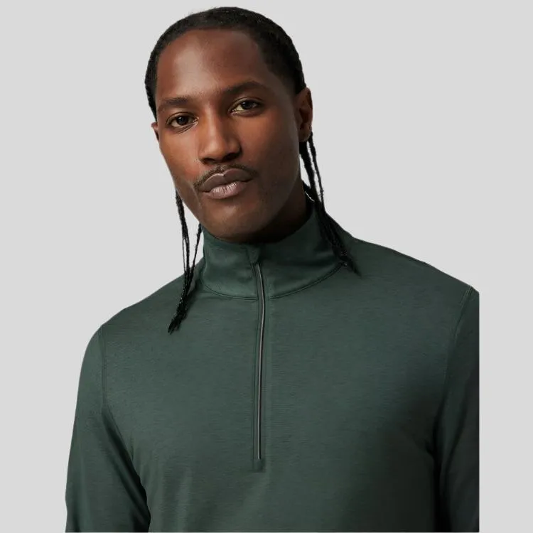 Mens Ease Performance Half Zip 2.0 - Aspen Heather