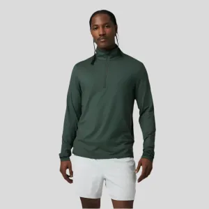 Mens Ease Performance Half Zip 2.0 - Aspen Heather