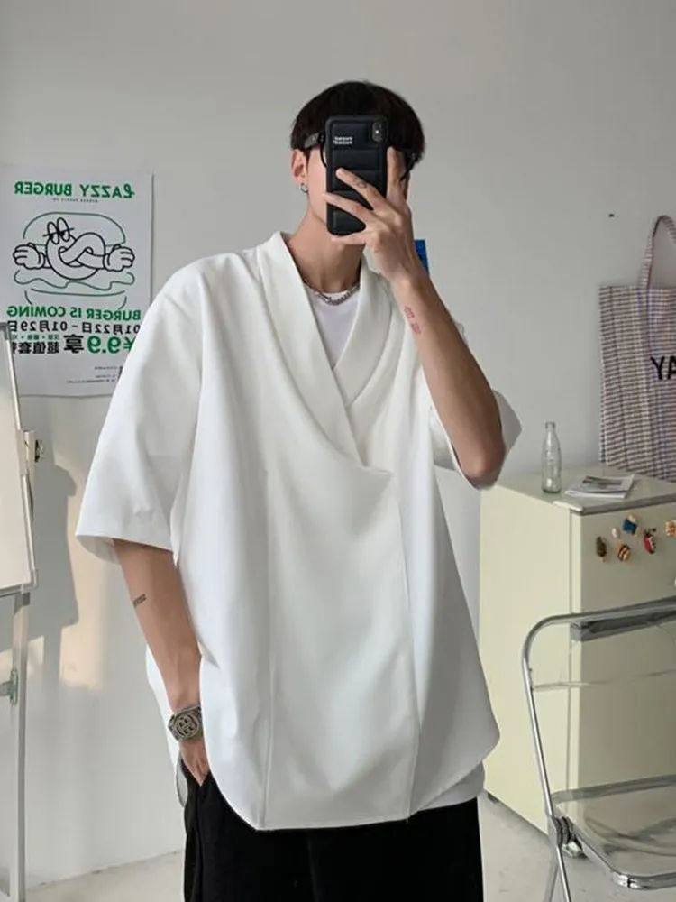 Mens Fashion Loose Casual Shirts