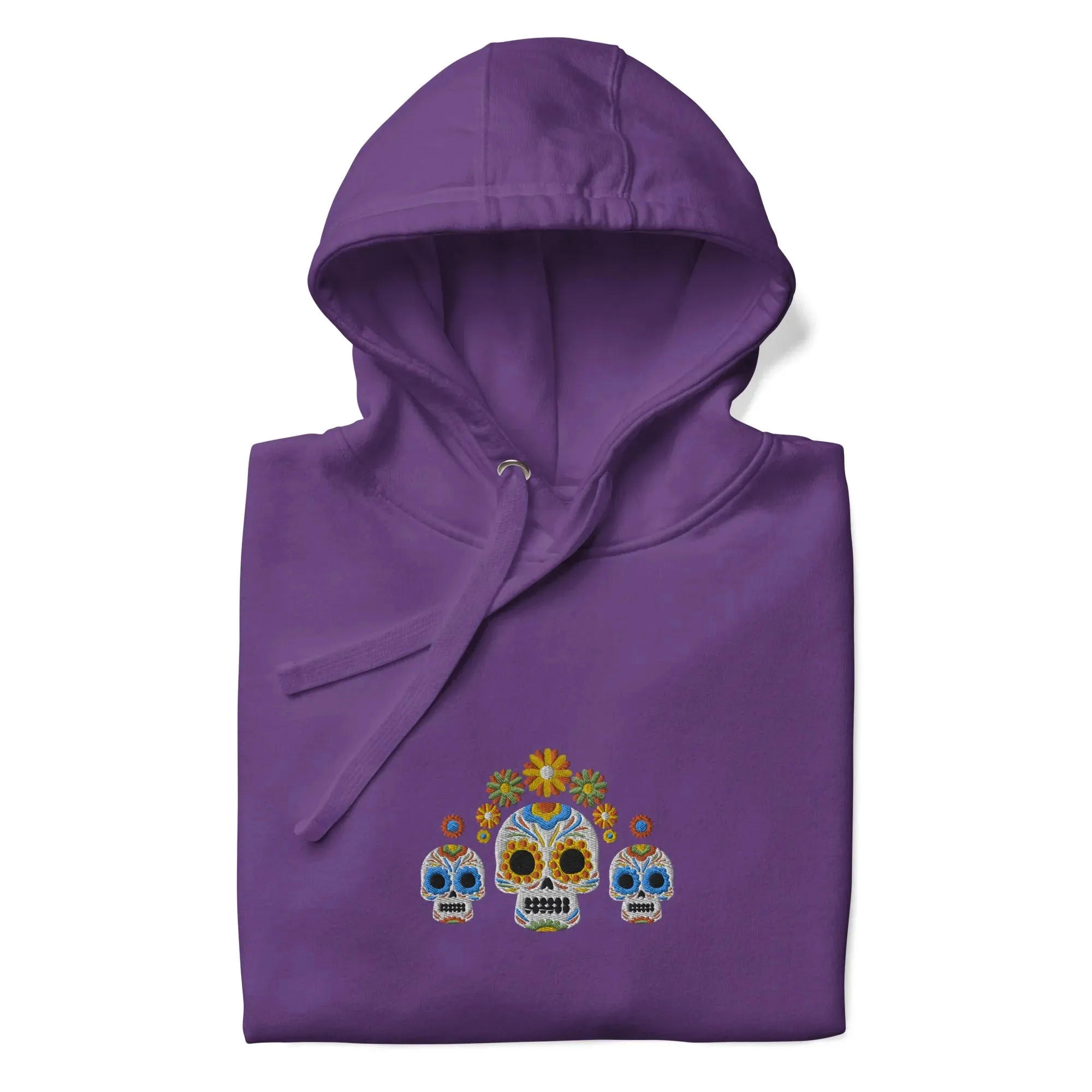 Mexican Day of the Dead Embroidered Hoodie