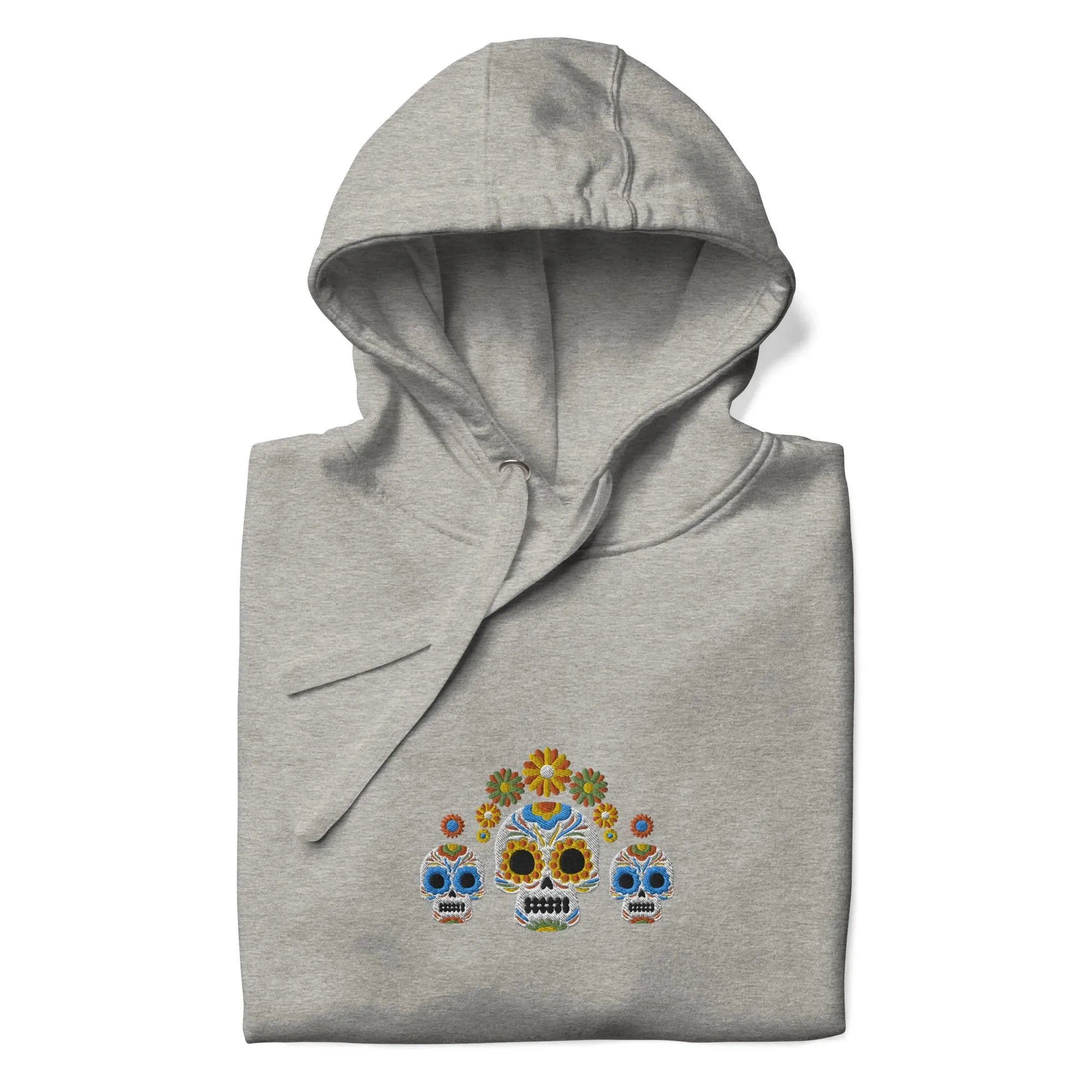 Mexican Day of the Dead Embroidered Hoodie