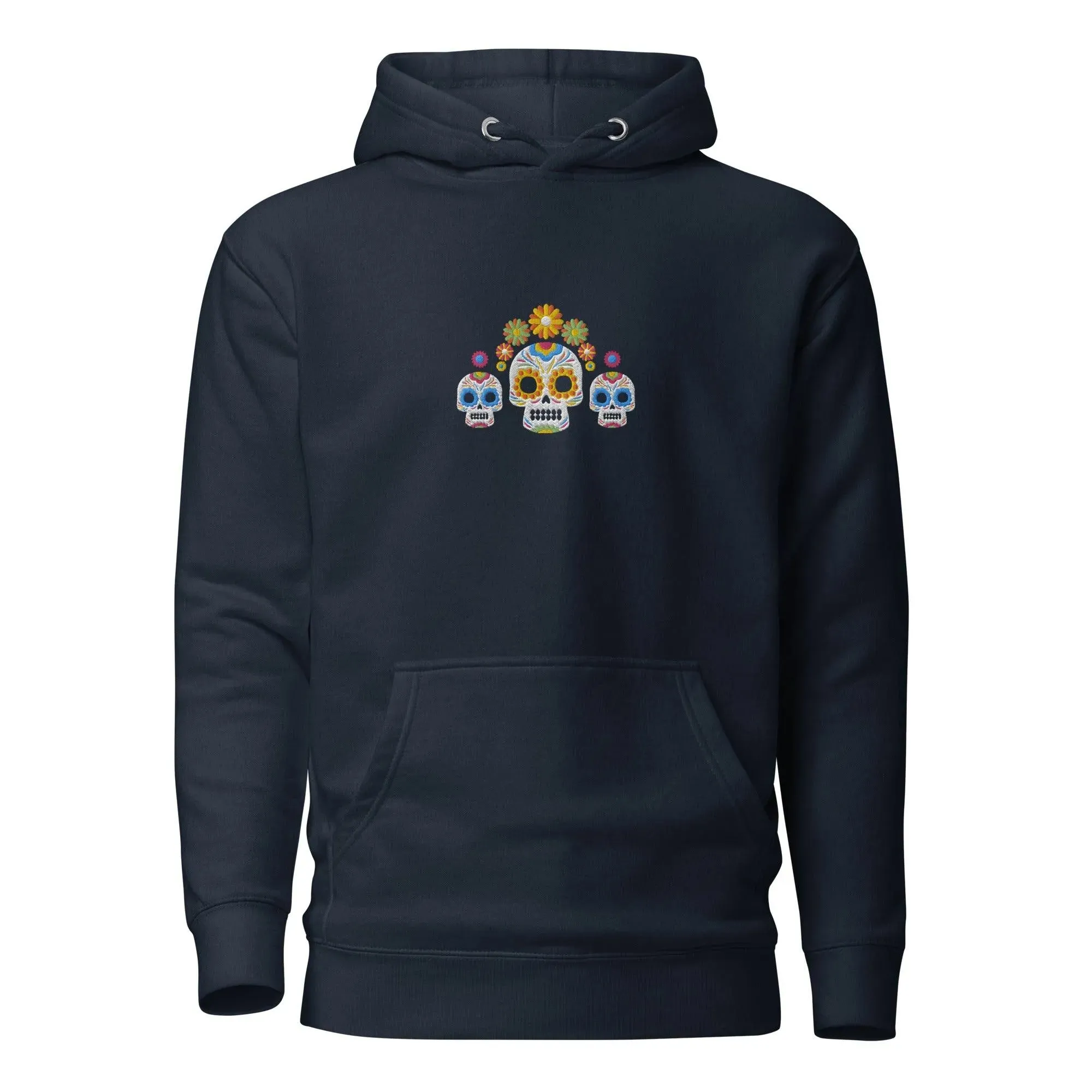 Mexican Day of the Dead Embroidered Hoodie