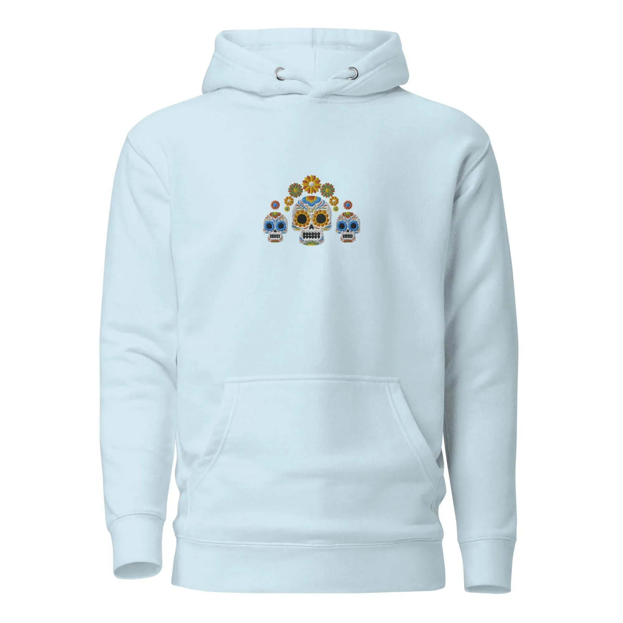 Mexican Day of the Dead Embroidered Hoodie