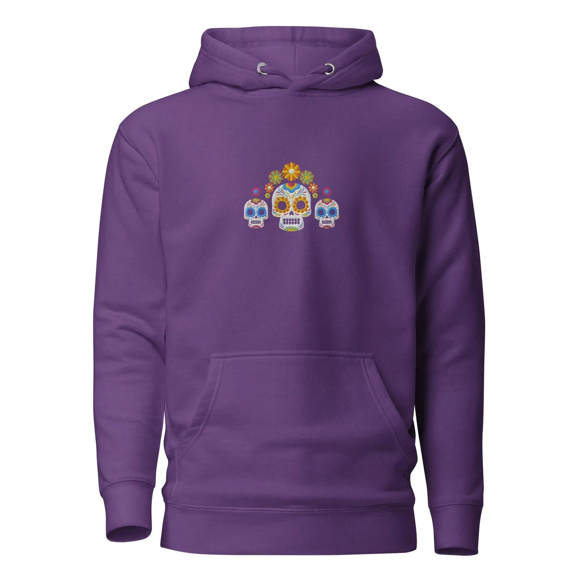 Mexican Day of the Dead Embroidered Hoodie