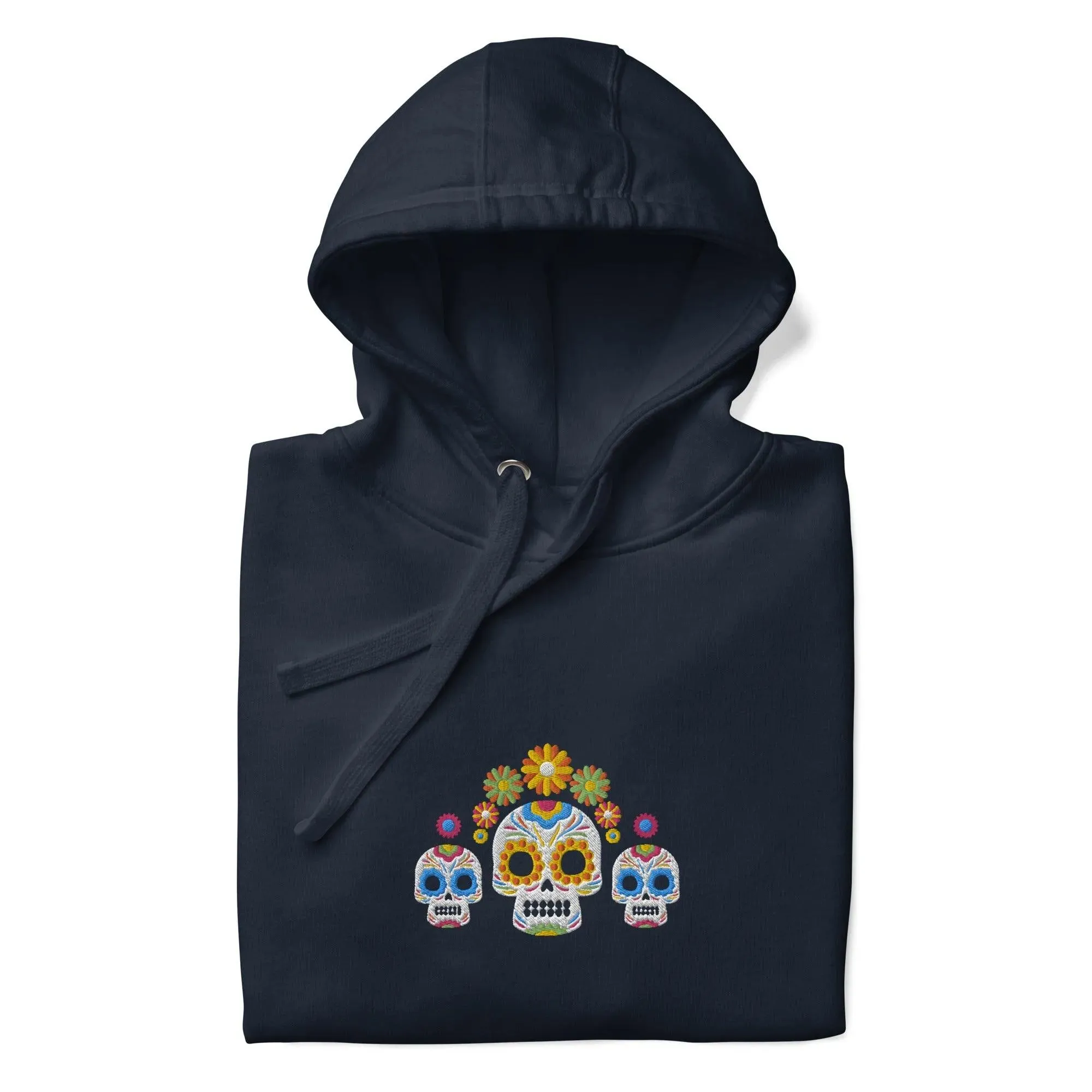 Mexican Day of the Dead Embroidered Hoodie