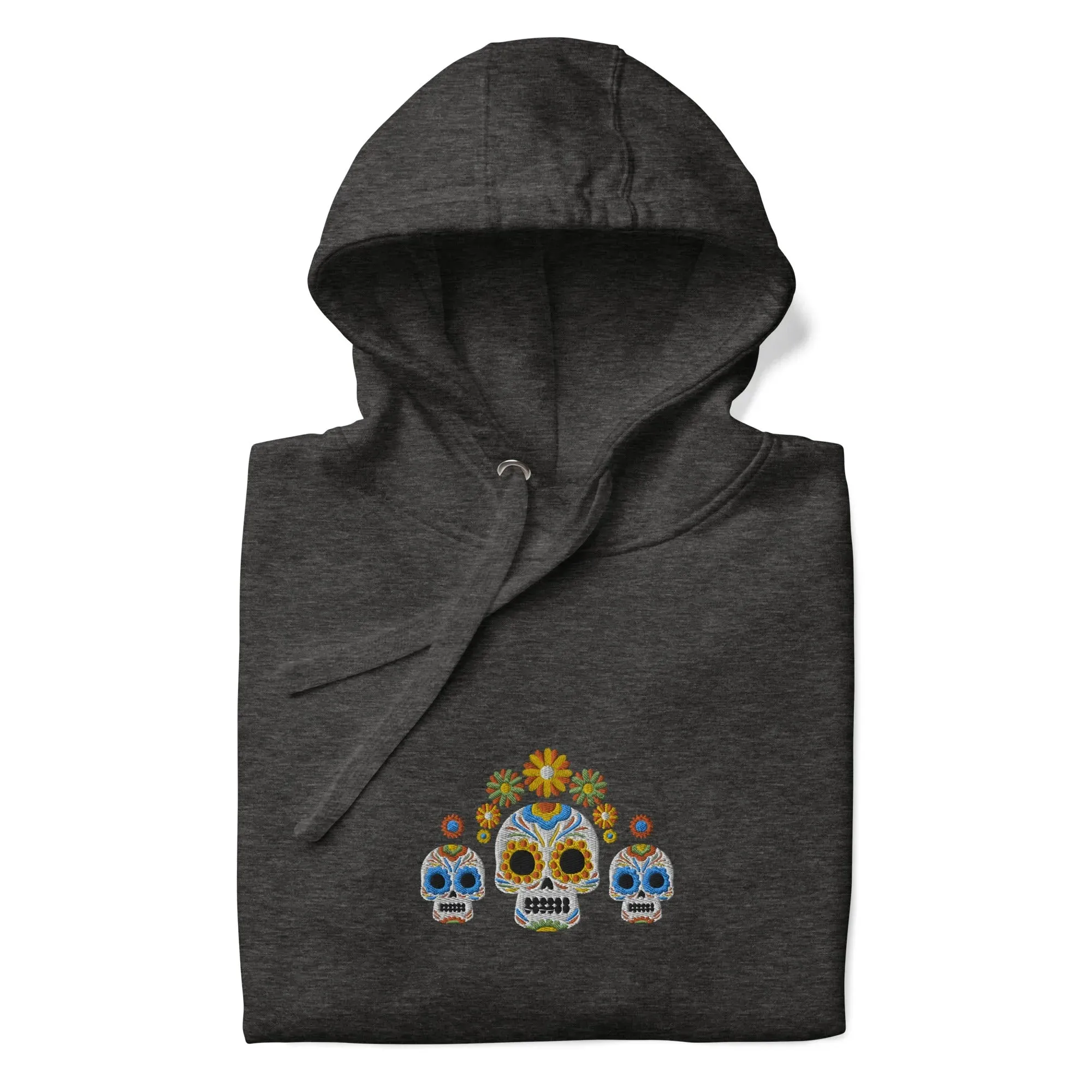 Mexican Day of the Dead Embroidered Hoodie