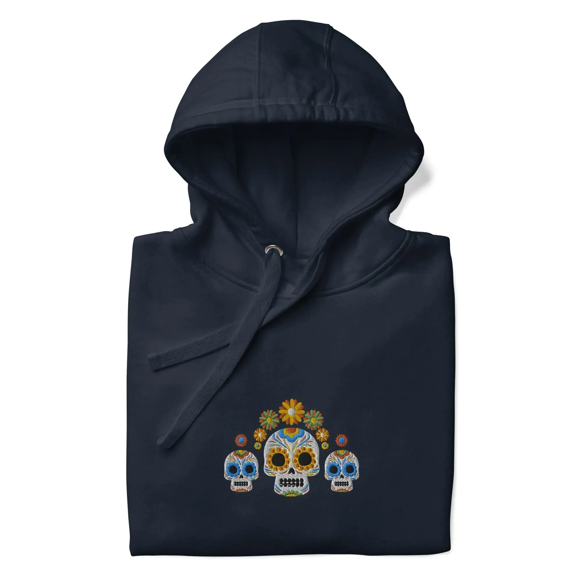 Mexican Day of the Dead Embroidered Hoodie