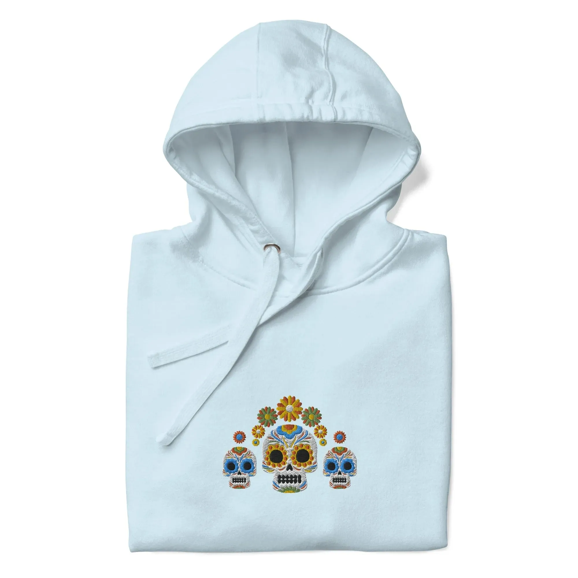 Mexican Day of the Dead Embroidered Hoodie