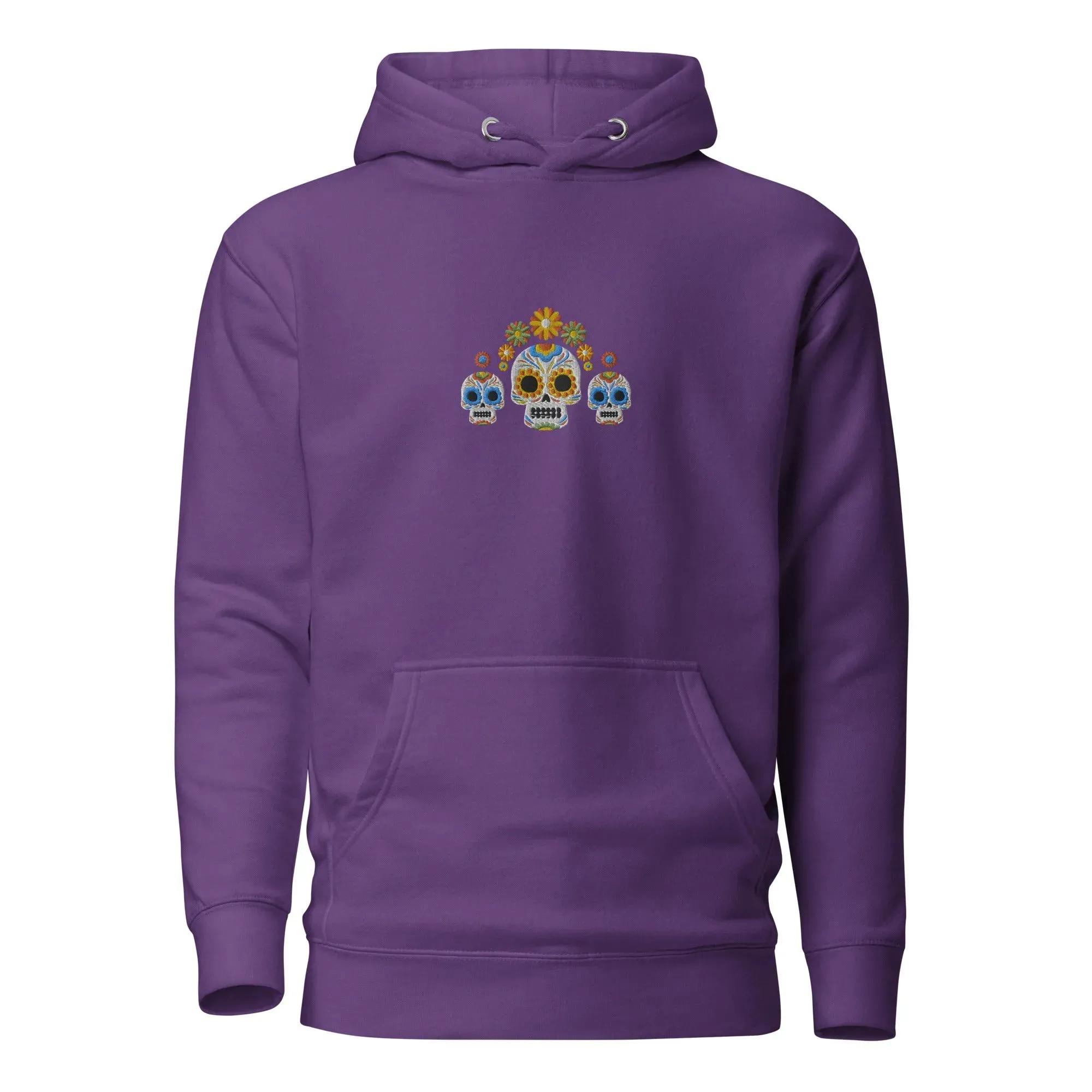Mexican Day of the Dead Embroidered Hoodie