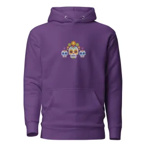 Mexican Day of the Dead Embroidered Hoodie