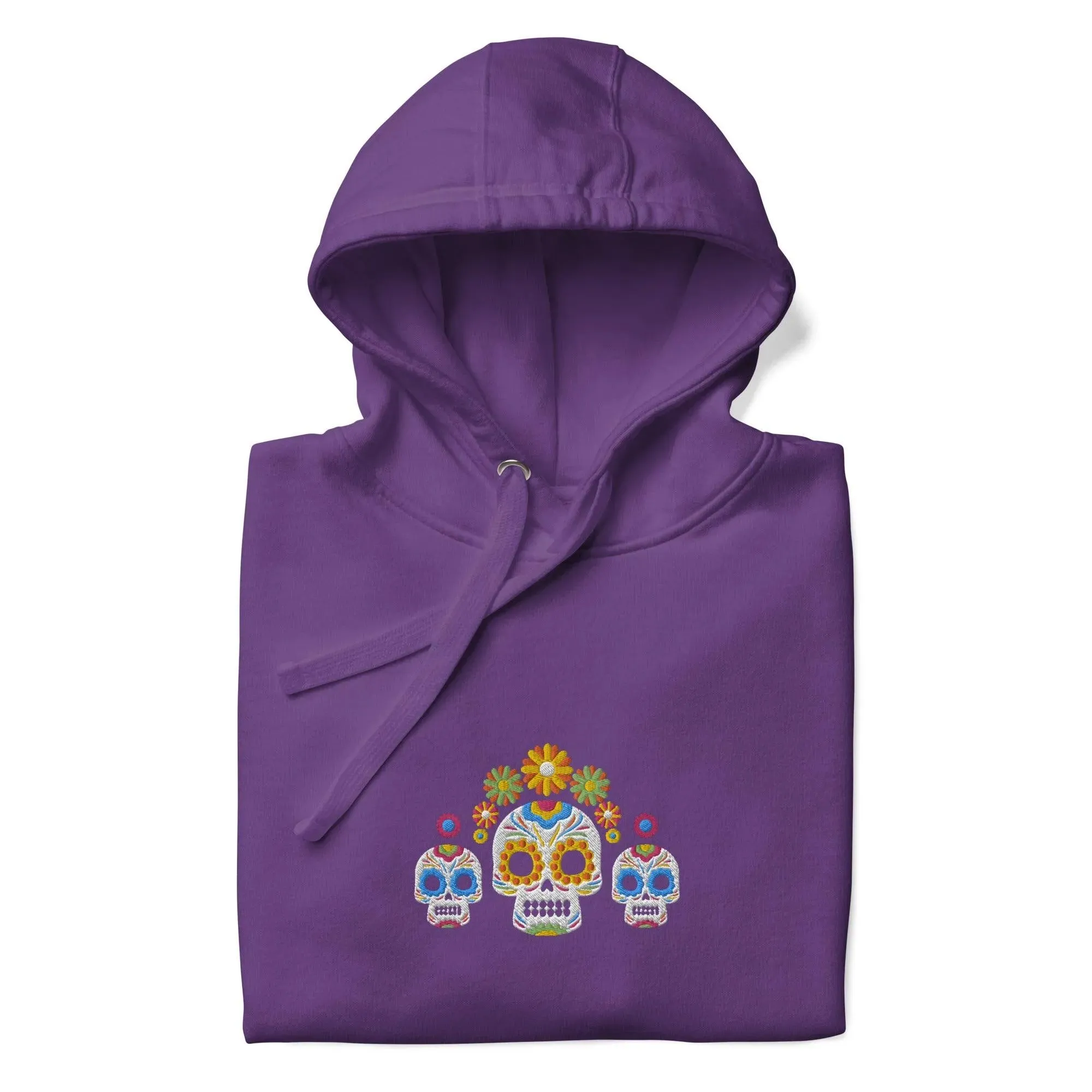 Mexican Day of the Dead Embroidered Hoodie