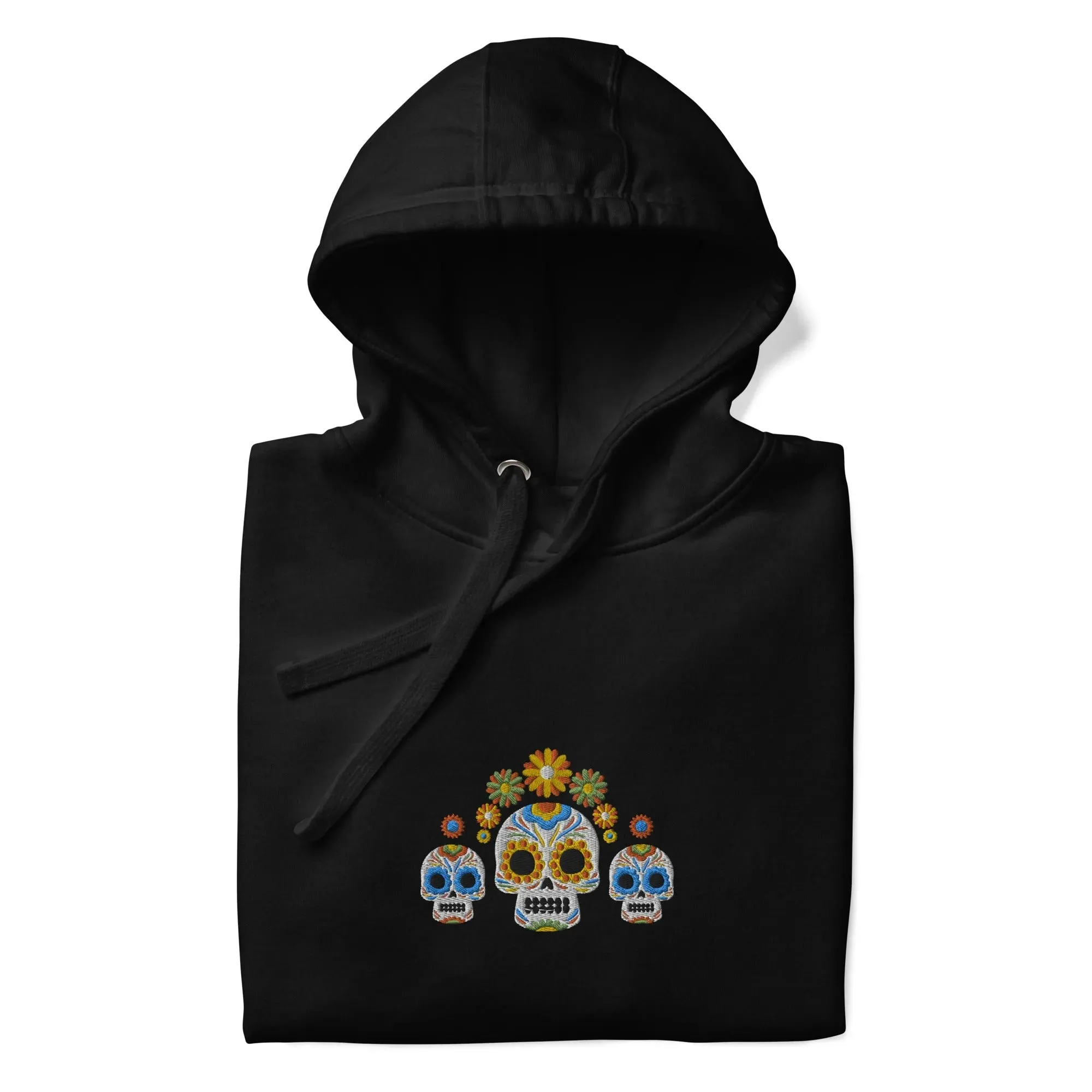 Mexican Day of the Dead Embroidered Hoodie