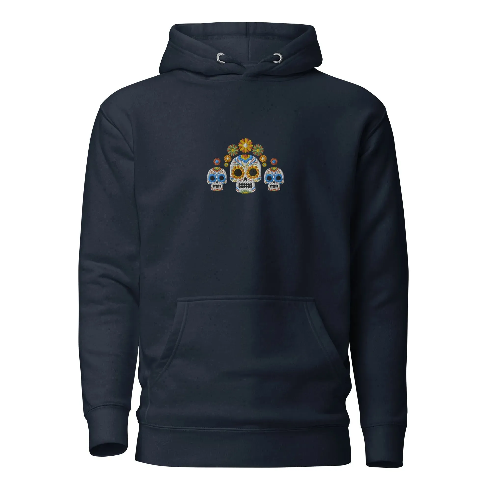 Mexican Day of the Dead Embroidered Hoodie