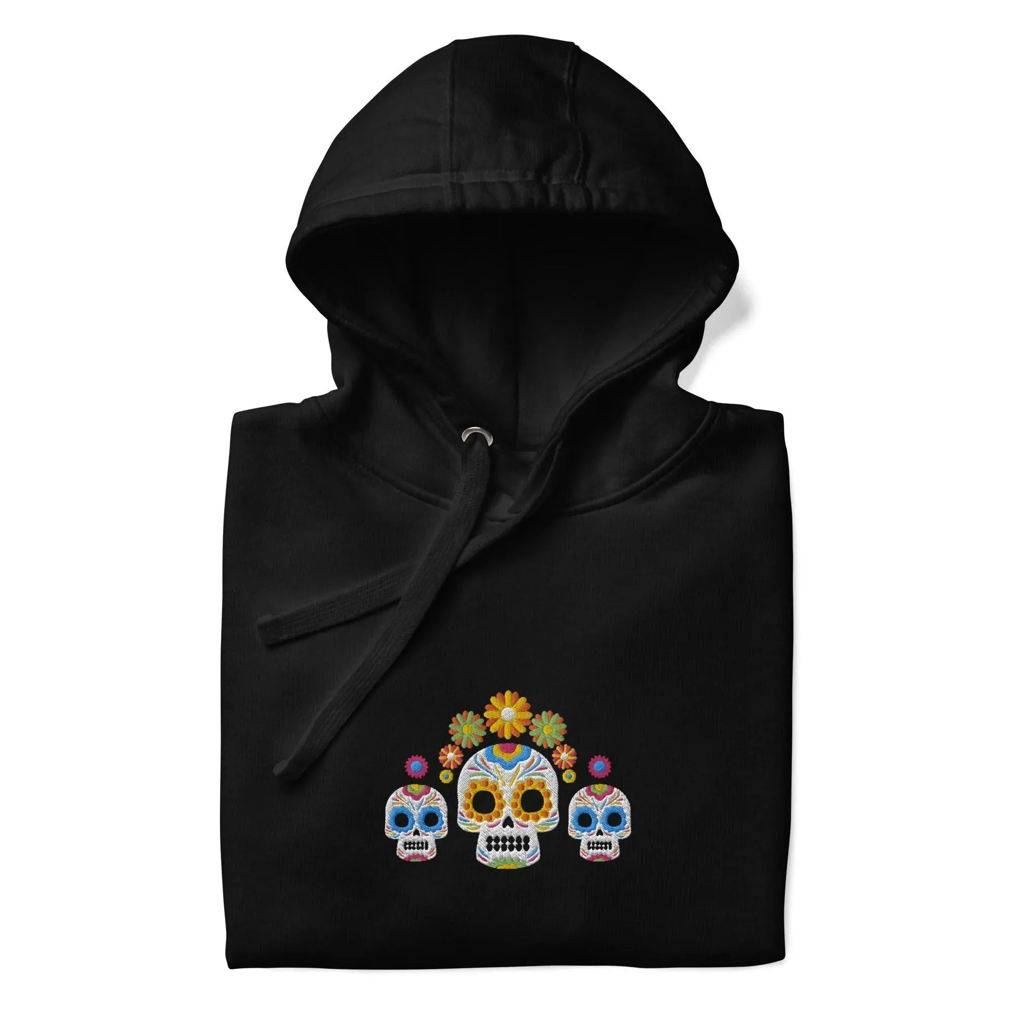 Mexican Day of the Dead Embroidered Hoodie