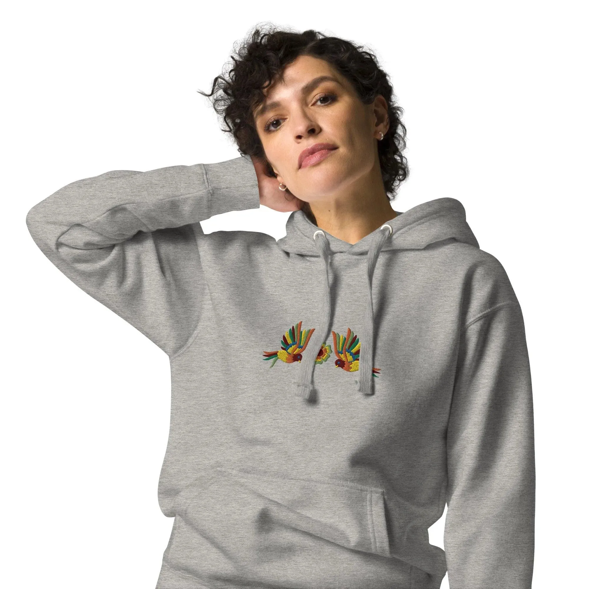 Mexican Otomi Embroidered Hoodie