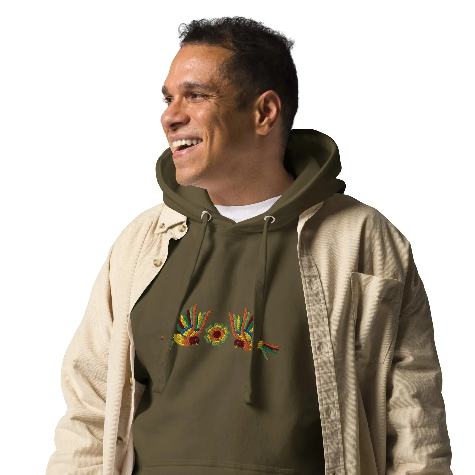 Mexican Otomi Embroidered Hoodie