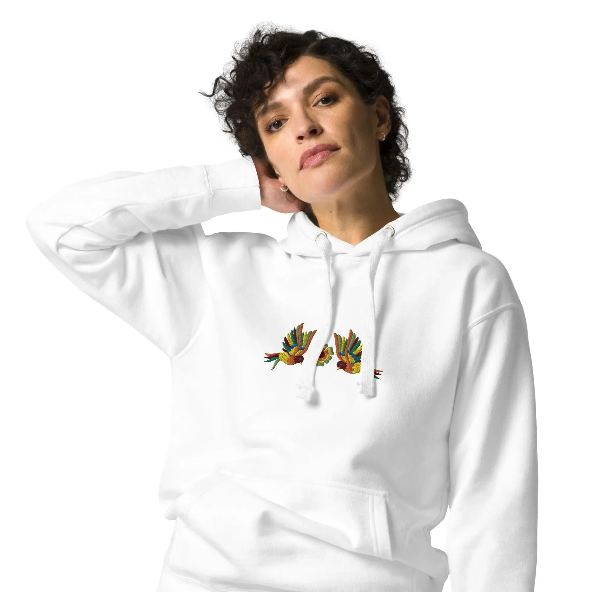 Mexican Otomi Embroidered Hoodie