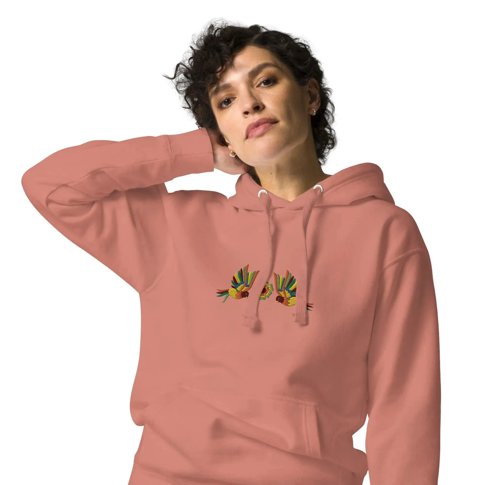 Mexican Otomi Embroidered Hoodie