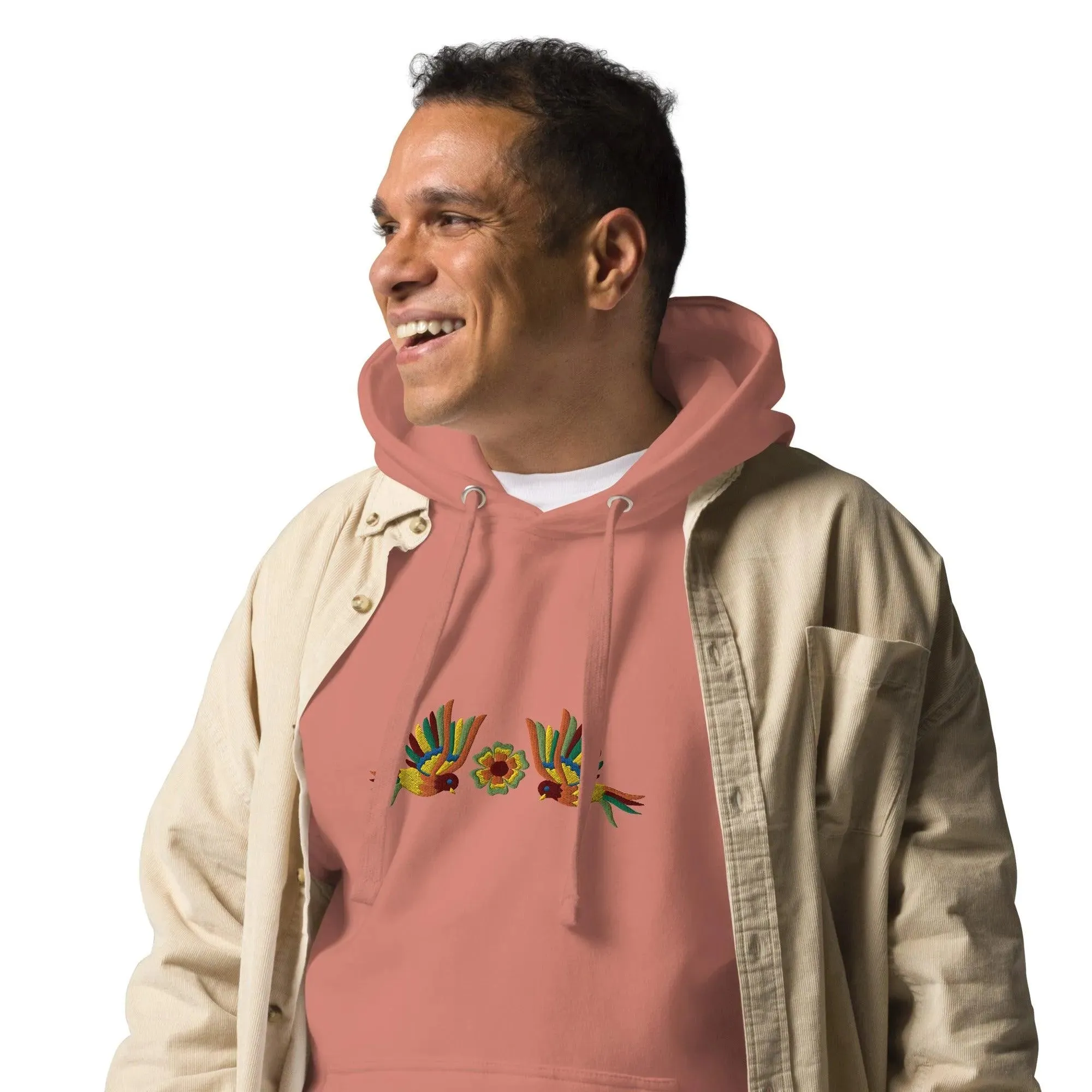 Mexican Otomi Embroidered Hoodie