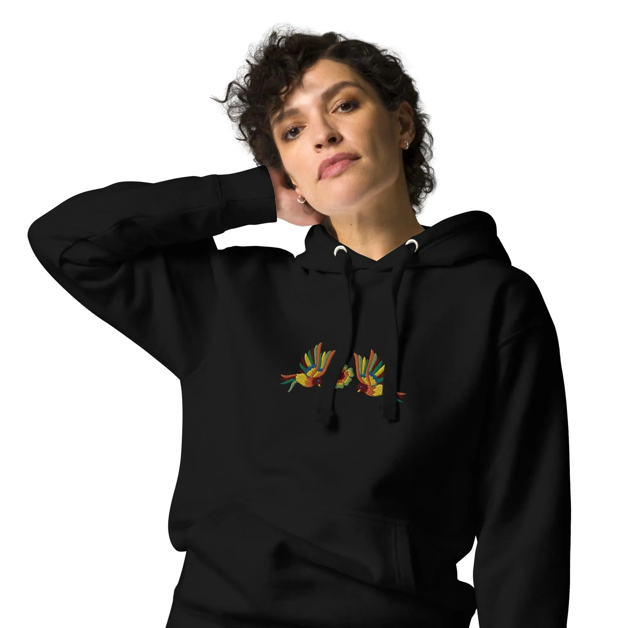 Mexican Otomi Embroidered Hoodie