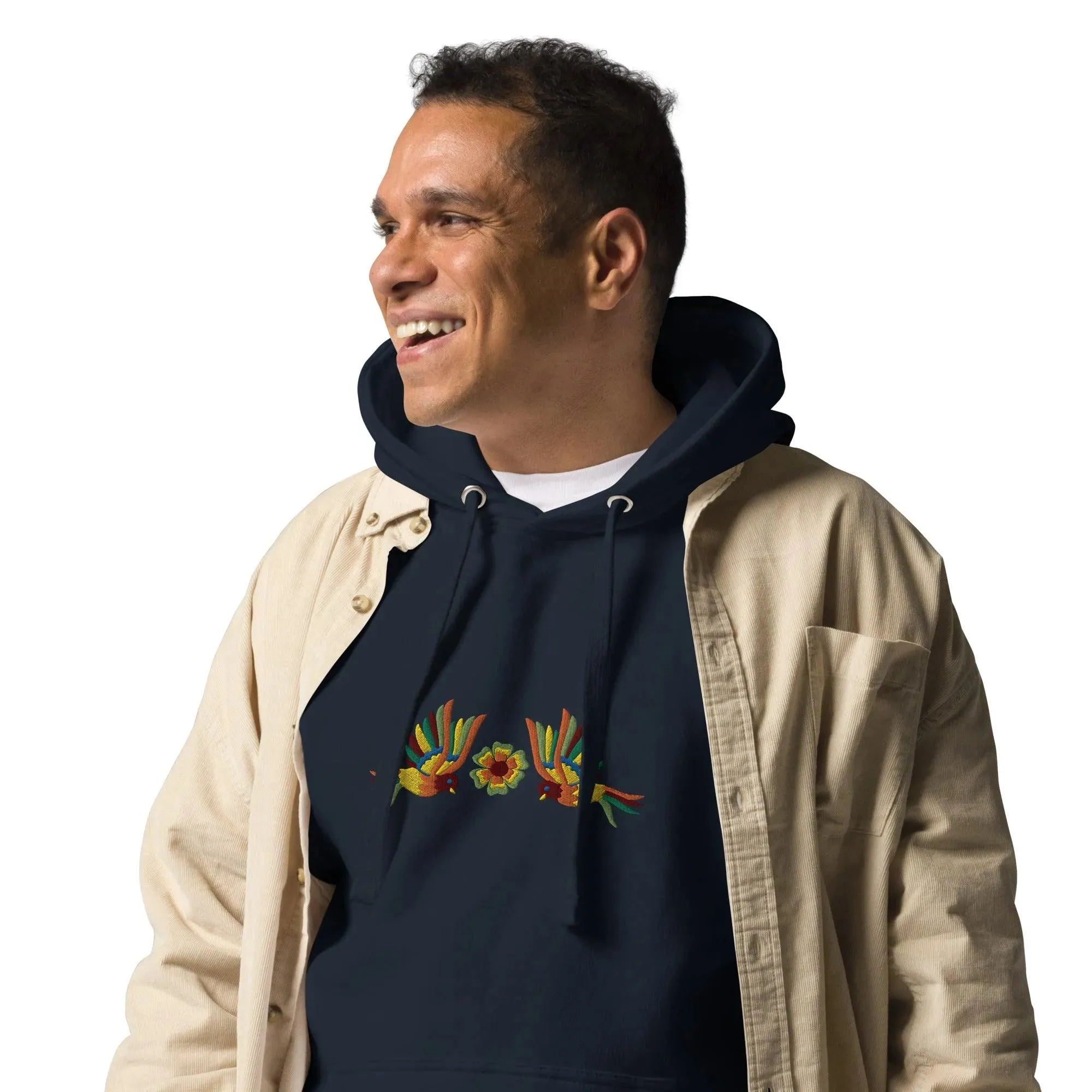 Mexican Otomi Embroidered Hoodie