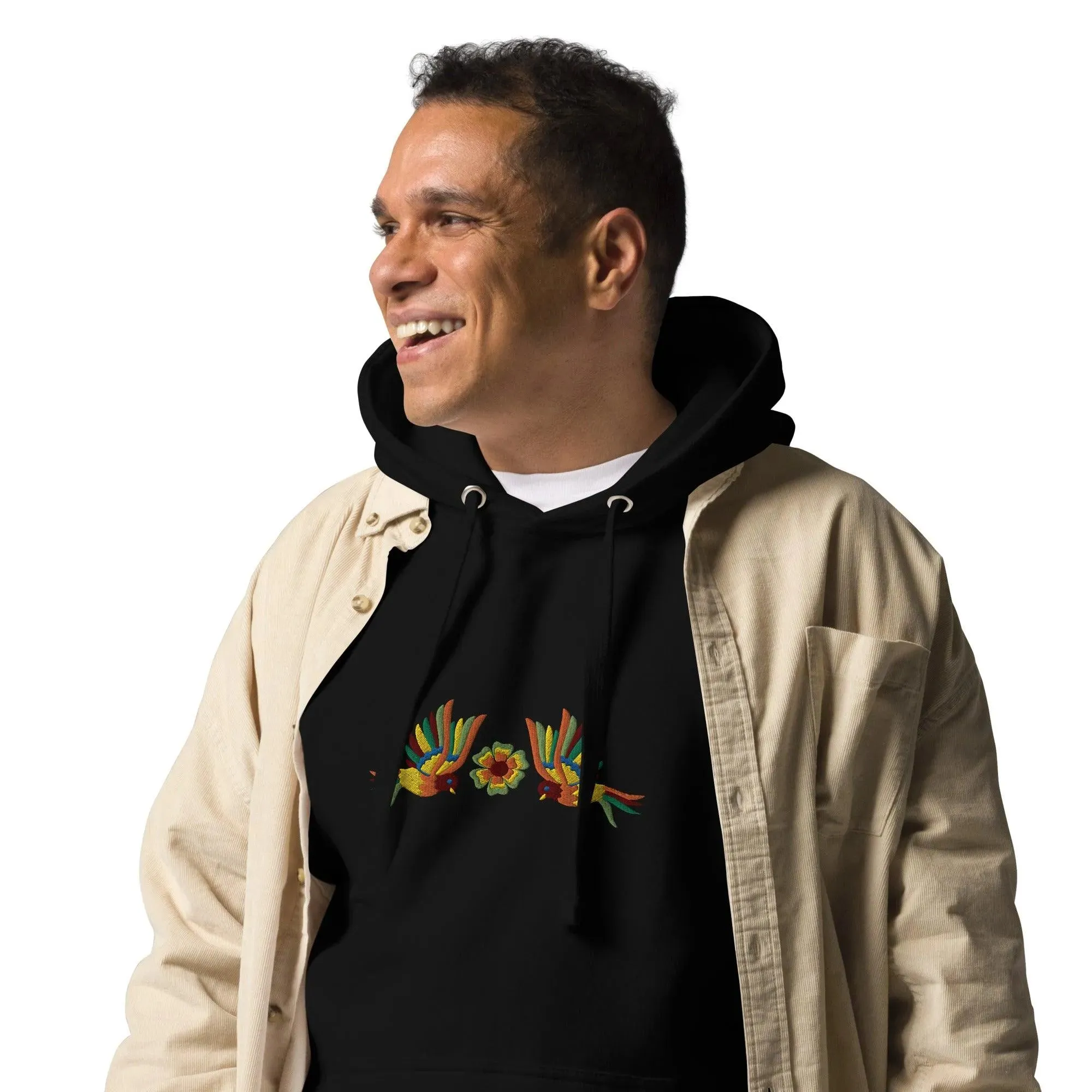 Mexican Otomi Embroidered Hoodie