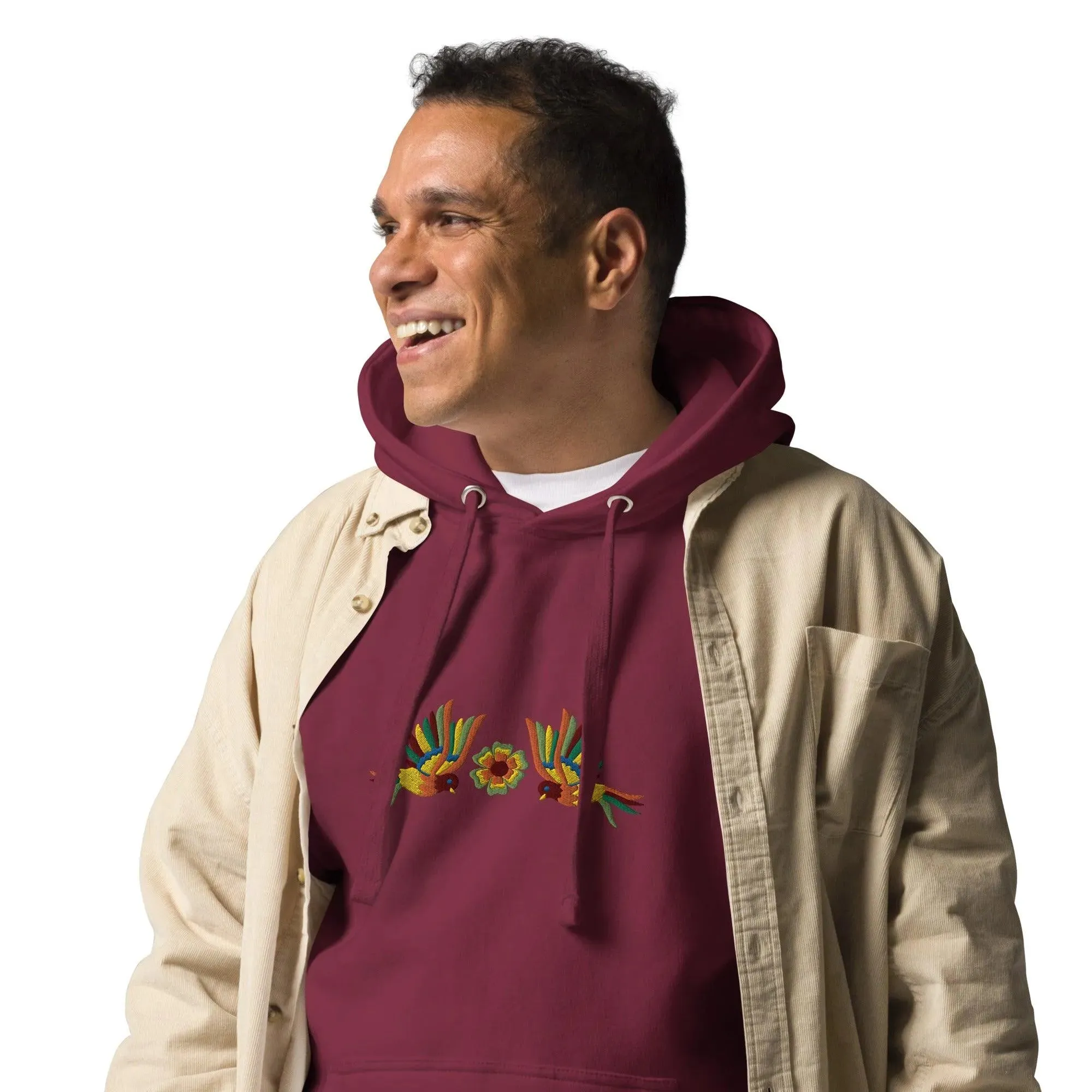Mexican Otomi Embroidered Hoodie