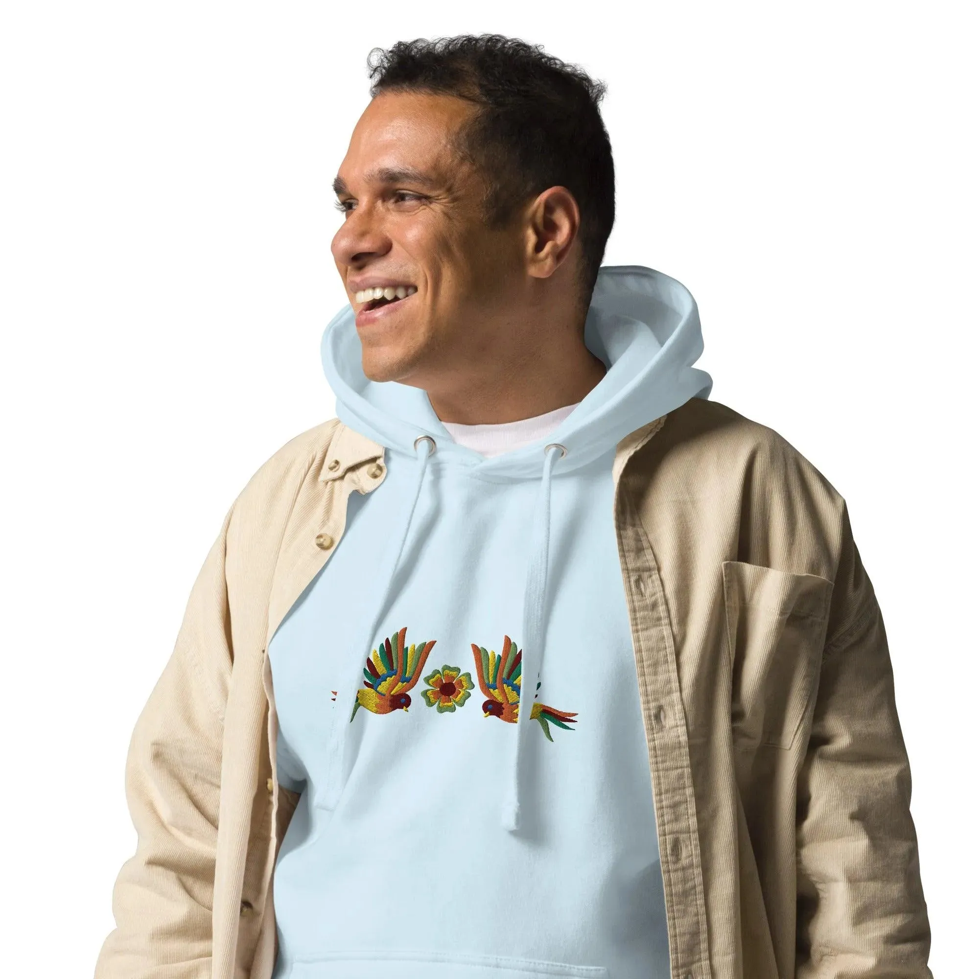 Mexican Otomi Embroidered Hoodie