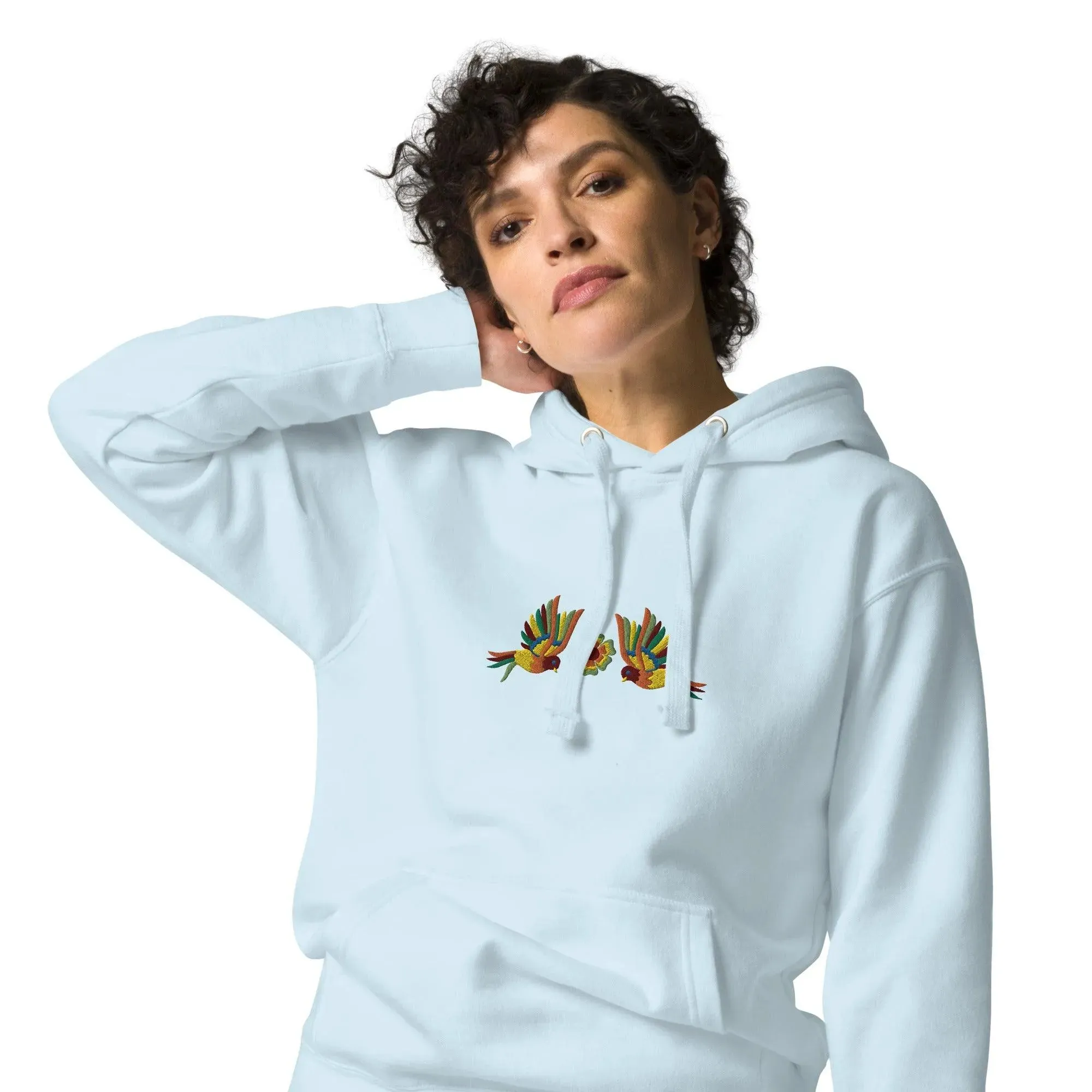 Mexican Otomi Embroidered Hoodie