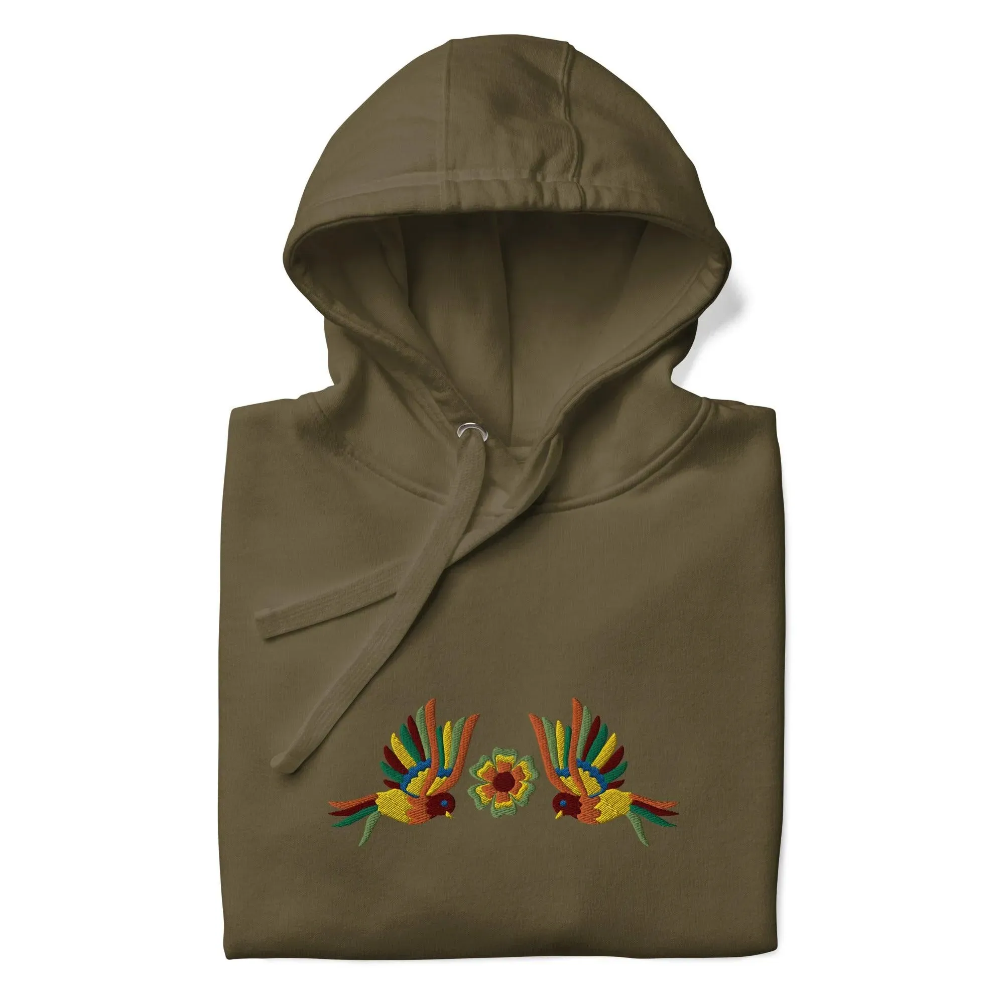 Mexican Otomi Embroidered Hoodie