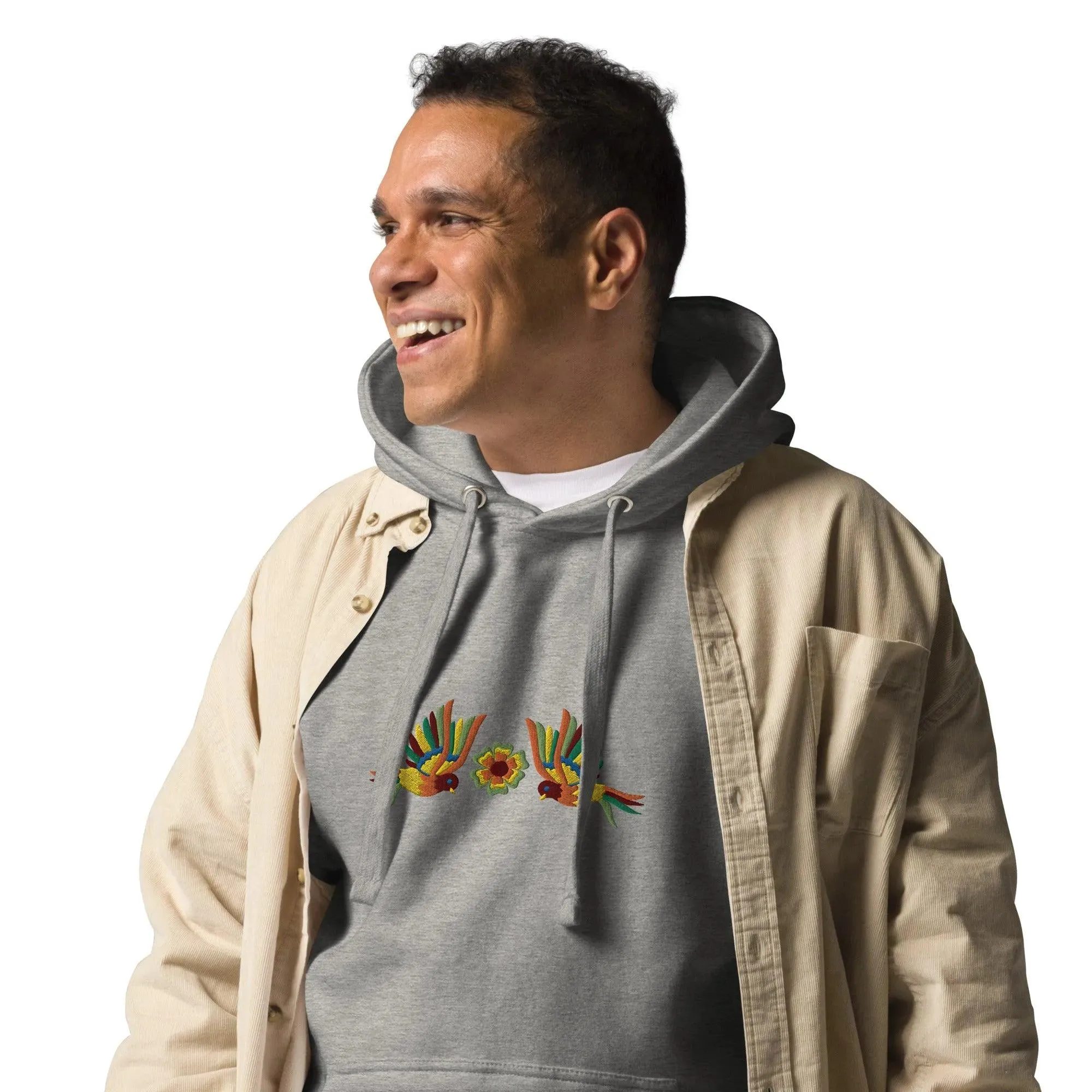 Mexican Otomi Embroidered Hoodie