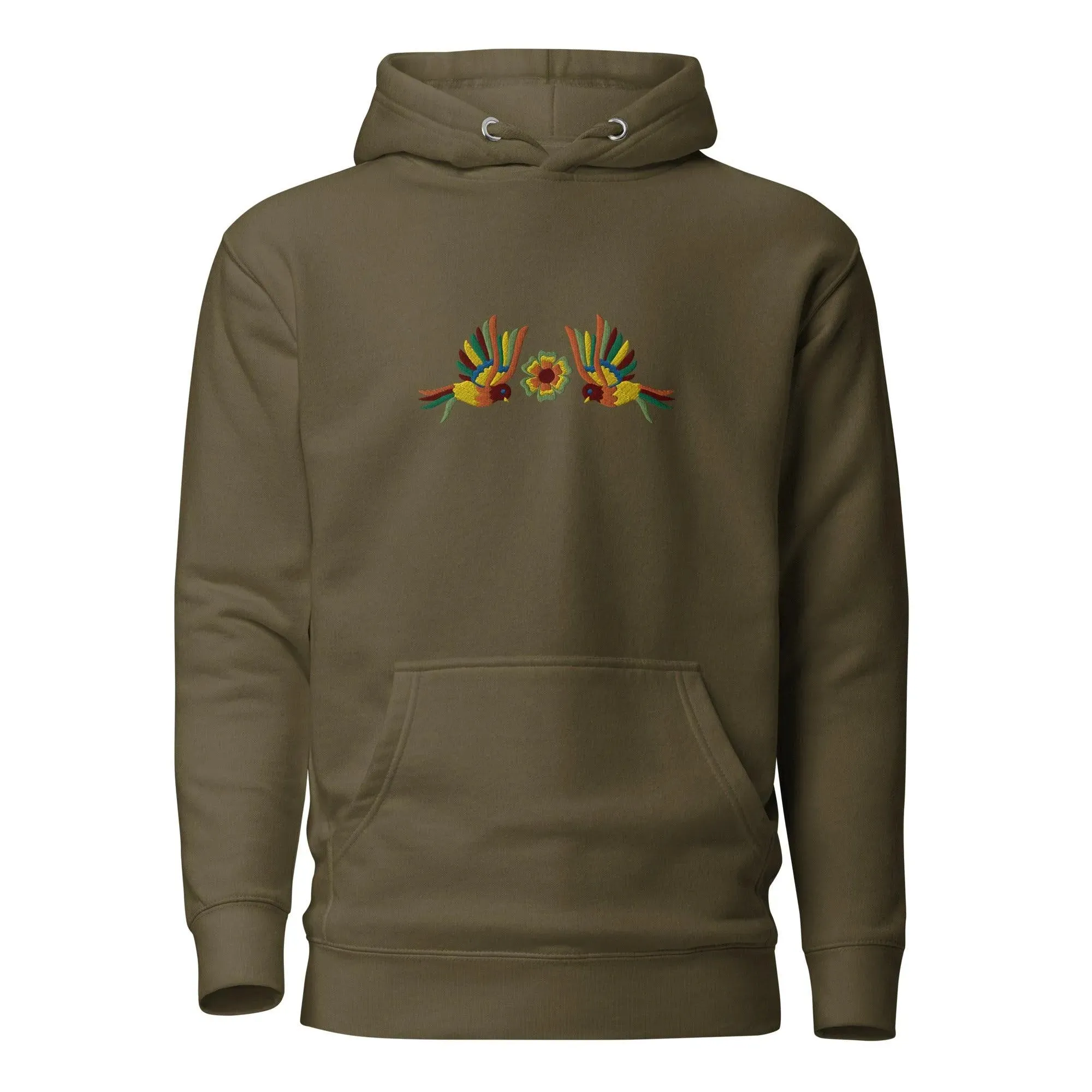 Mexican Otomi Embroidered Hoodie