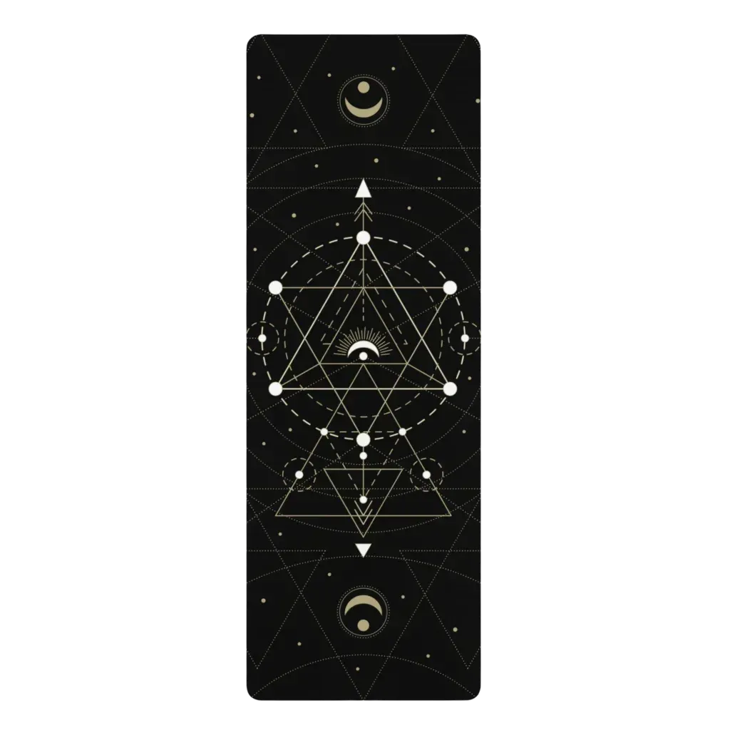 MYSTIC SACRED GEOMETRIC PRINTED YOGA MAT