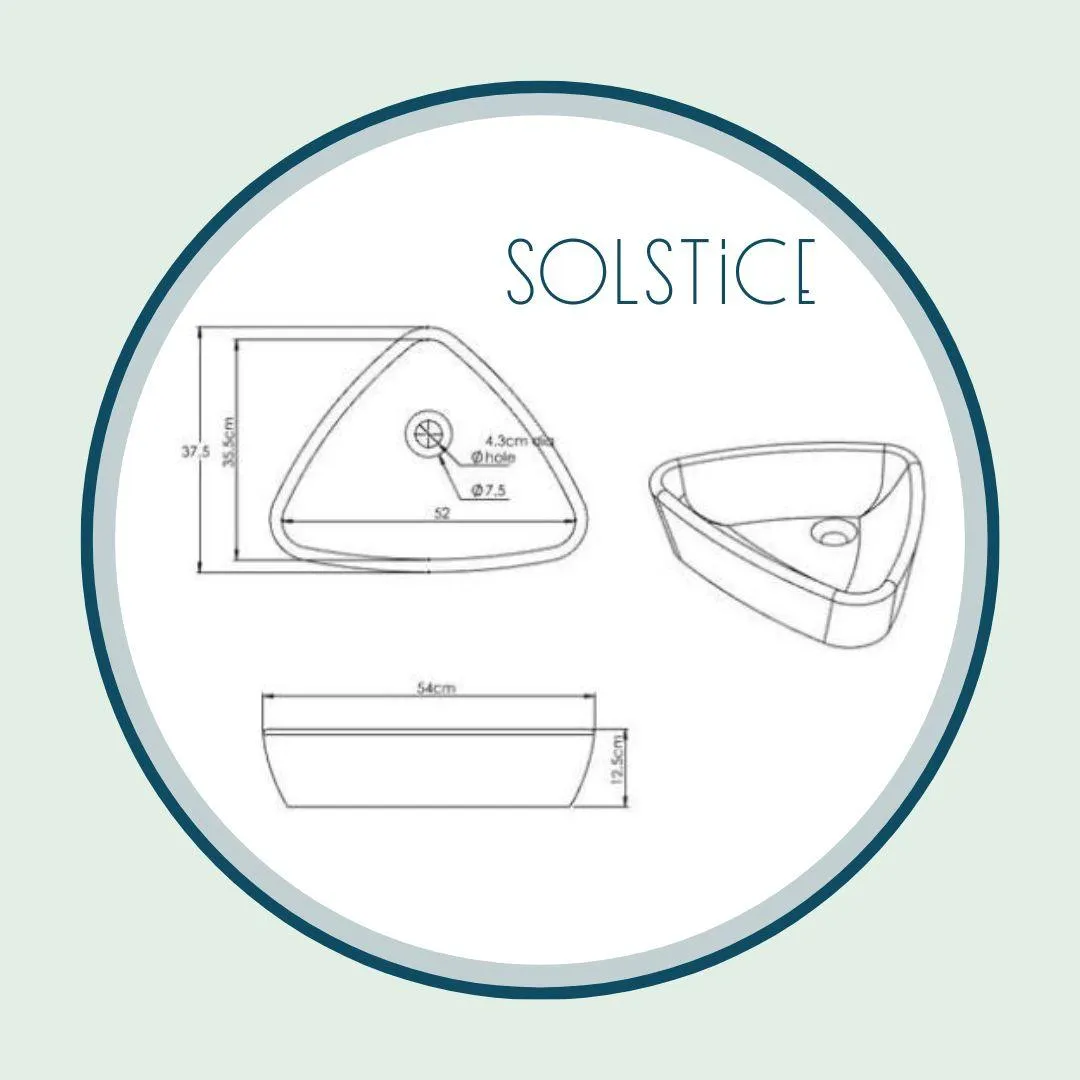 Navy - Blue Coloured Bathroom Basin - Select your shape