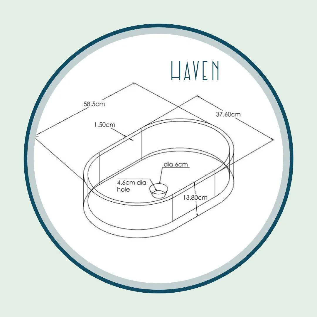 Navy - Blue Coloured Bathroom Basin - Select your shape