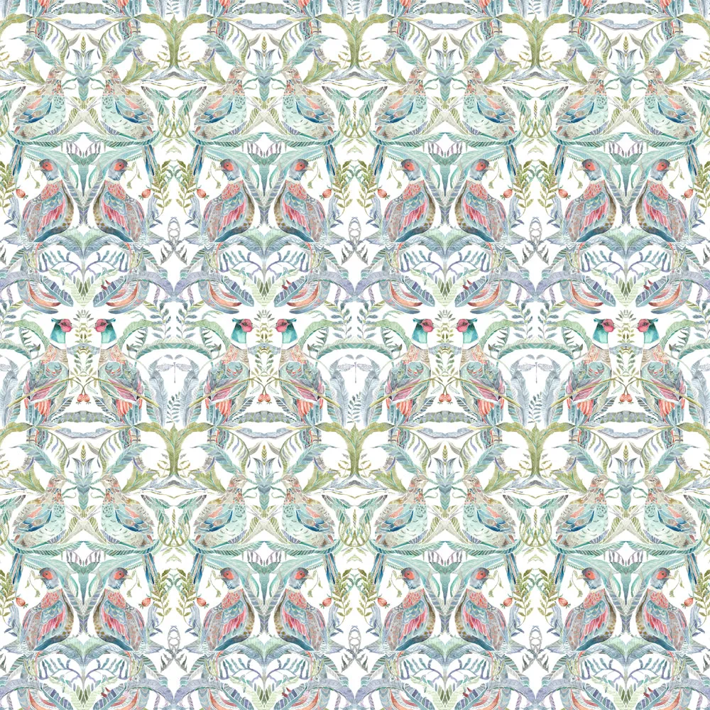 Netherton Printed Cotton Fabric (By The Metre) Pomegranate