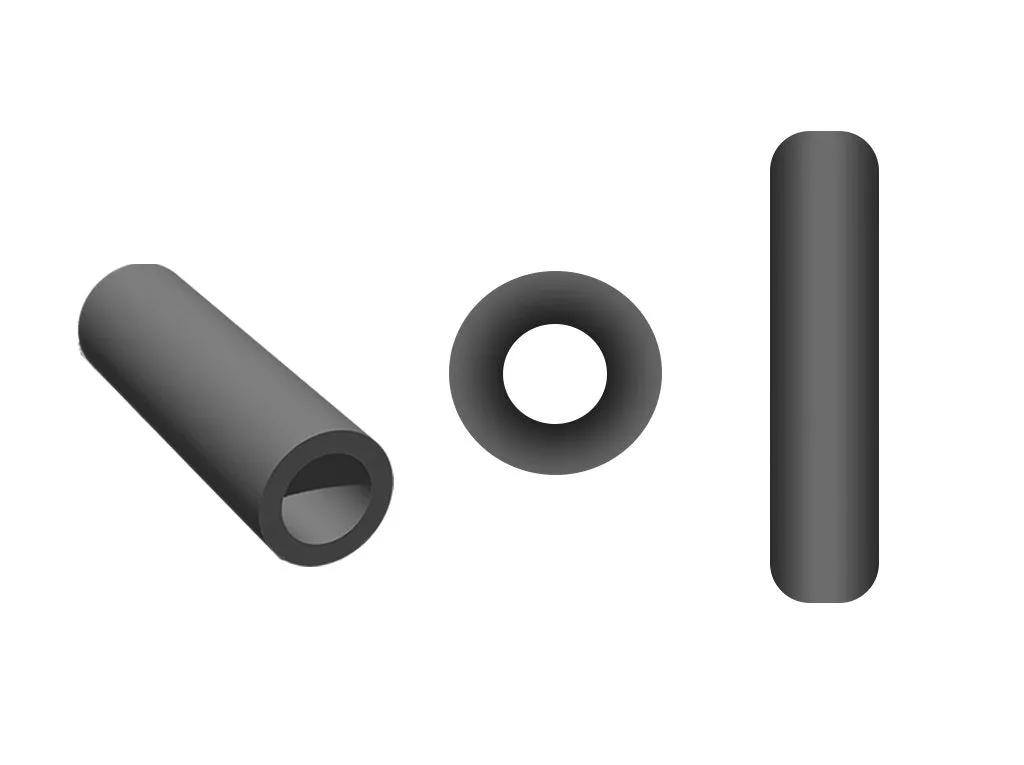 Opaque Luster Black Pipe / Bugle Beads (Wholesale)