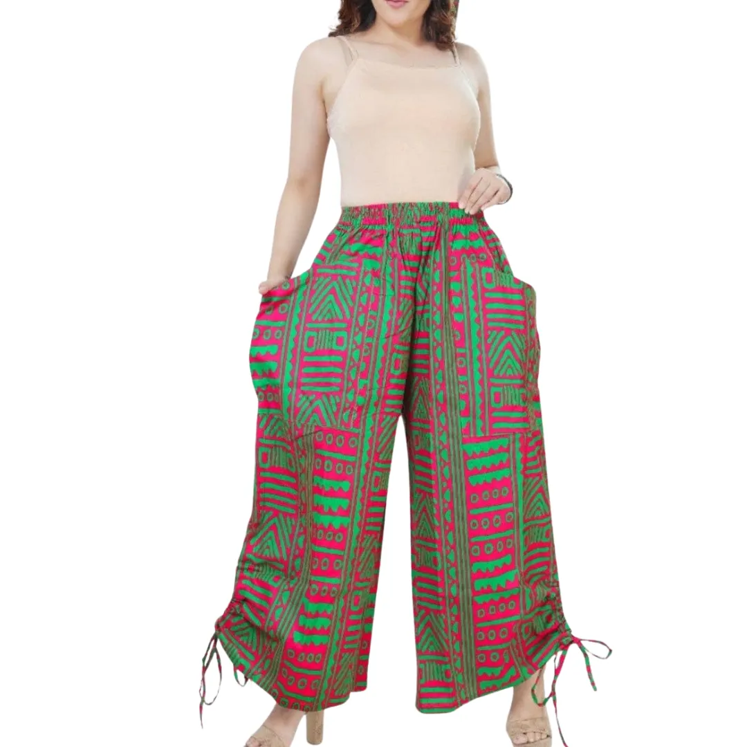 Palazzo Pants with  Adjustable Drawstring