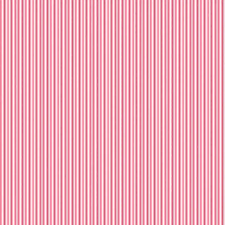 Picnic Florals - Stripes Pink