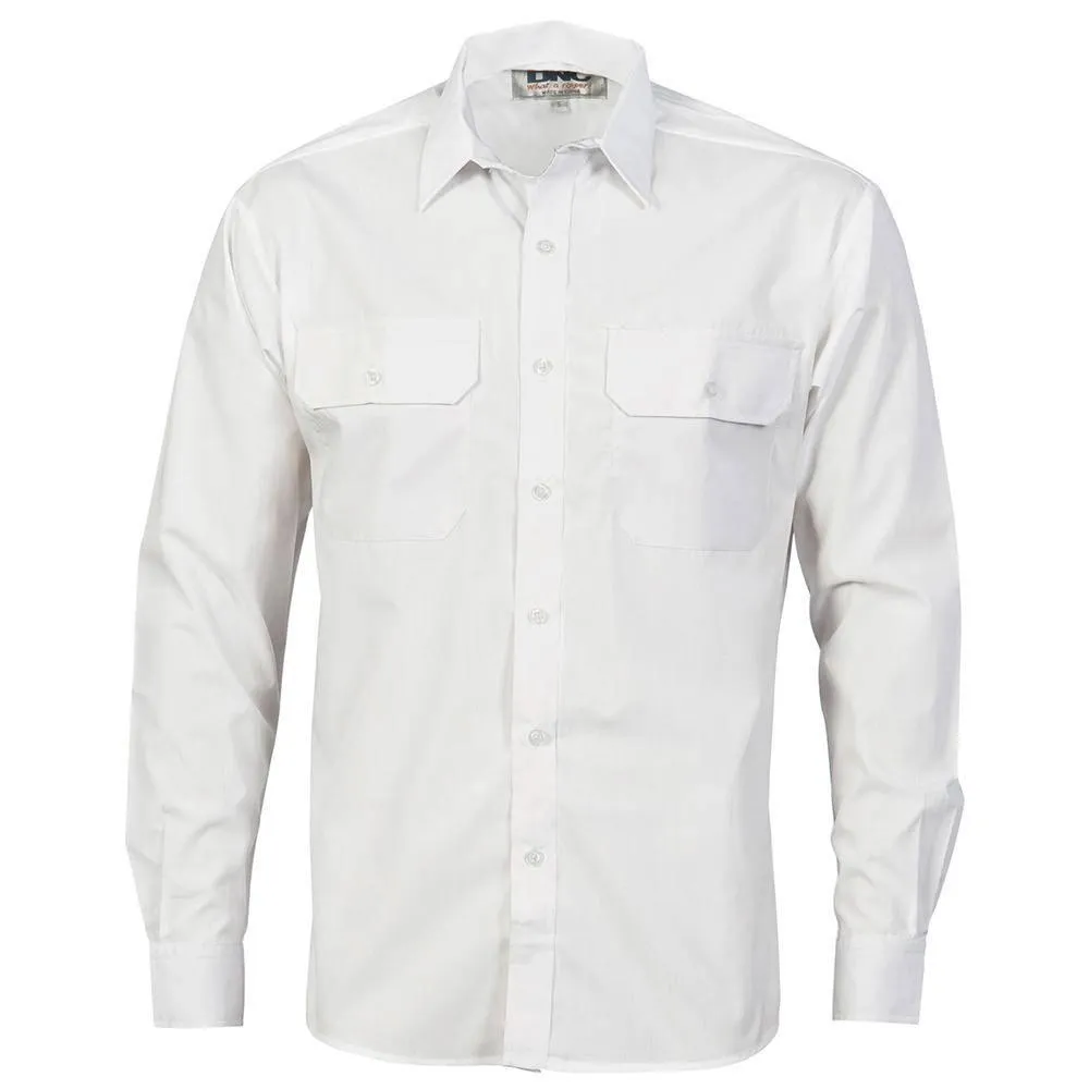 Polyester Cotton Long Sleeve Shirt