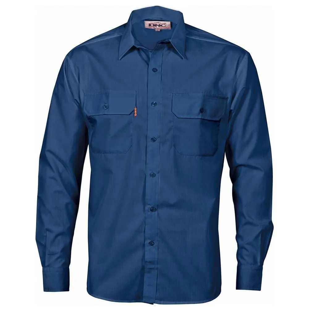 Polyester Cotton Long Sleeve Shirt