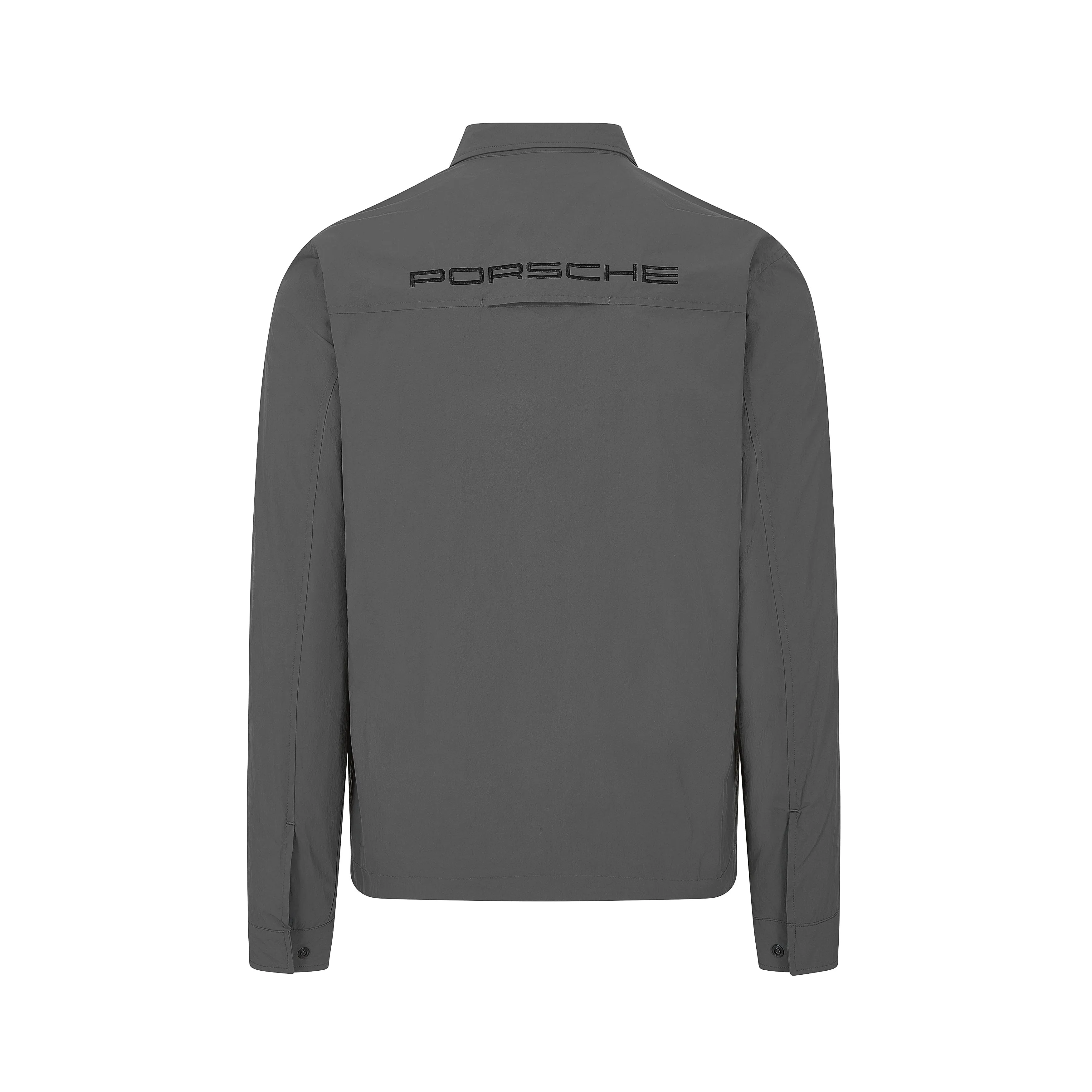 Porsche Motorsport Men's Utility Overshirt Jacket - Grey