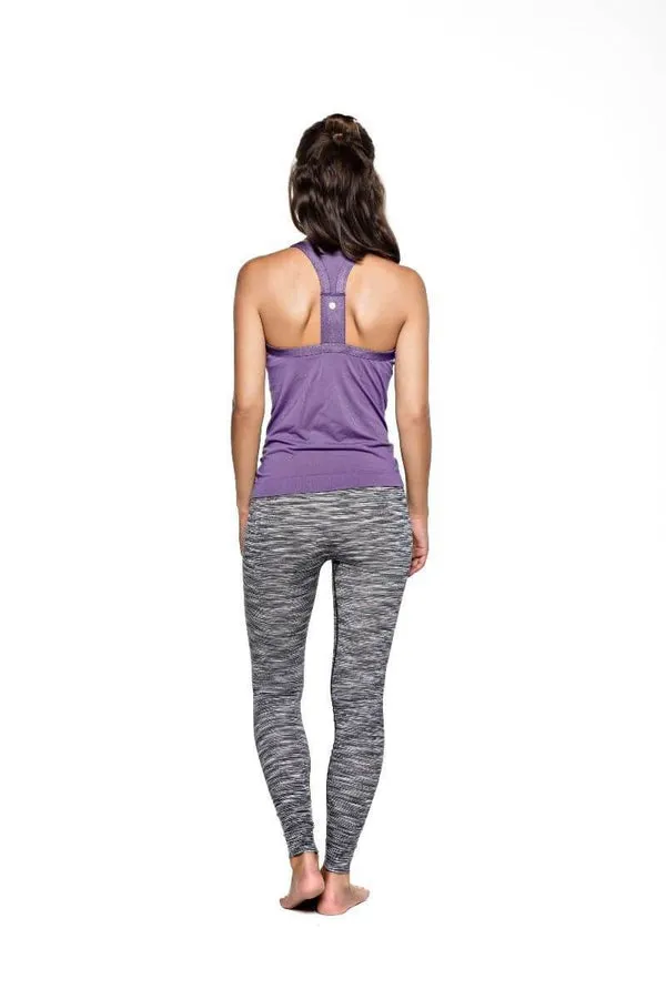 RUN & RELAX // WIDE STRAP BAMBOO TOP - PURPLE SHADOW
